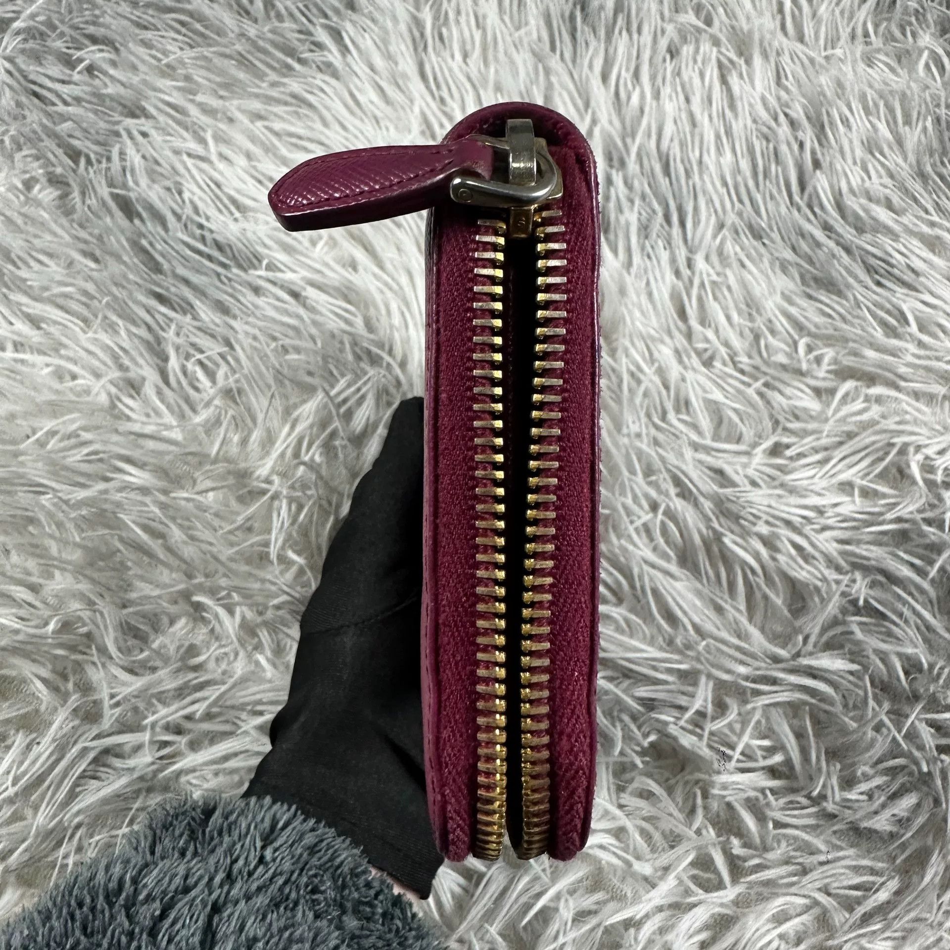 Prada Prada Red Wallet Designer Casual Size ONE SIZE - 6 Thumbnail