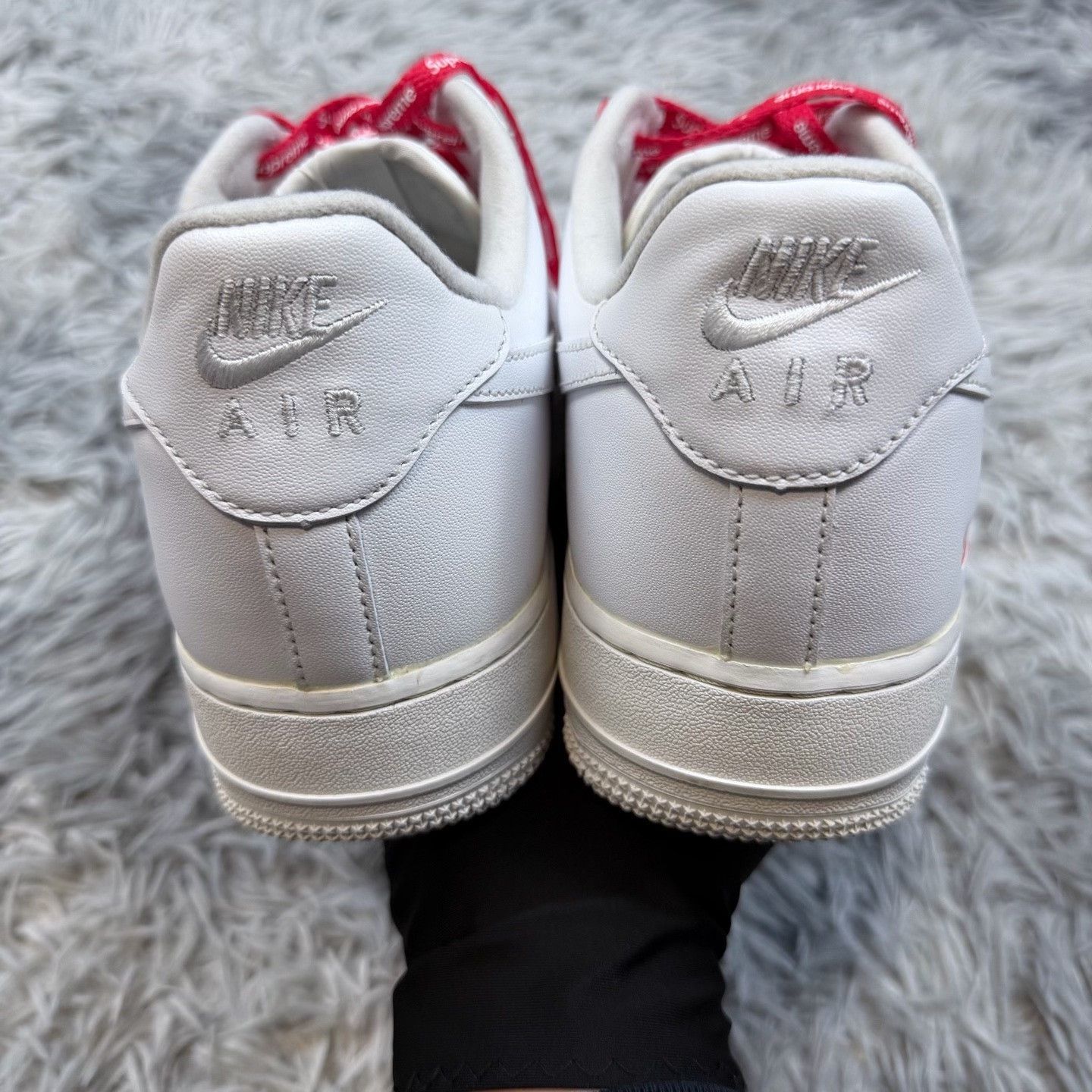 Nike × Supreme Nike x Supreme Air Force 1 Red AF1 Size US 10 / EU 43 - 5 Thumbnail