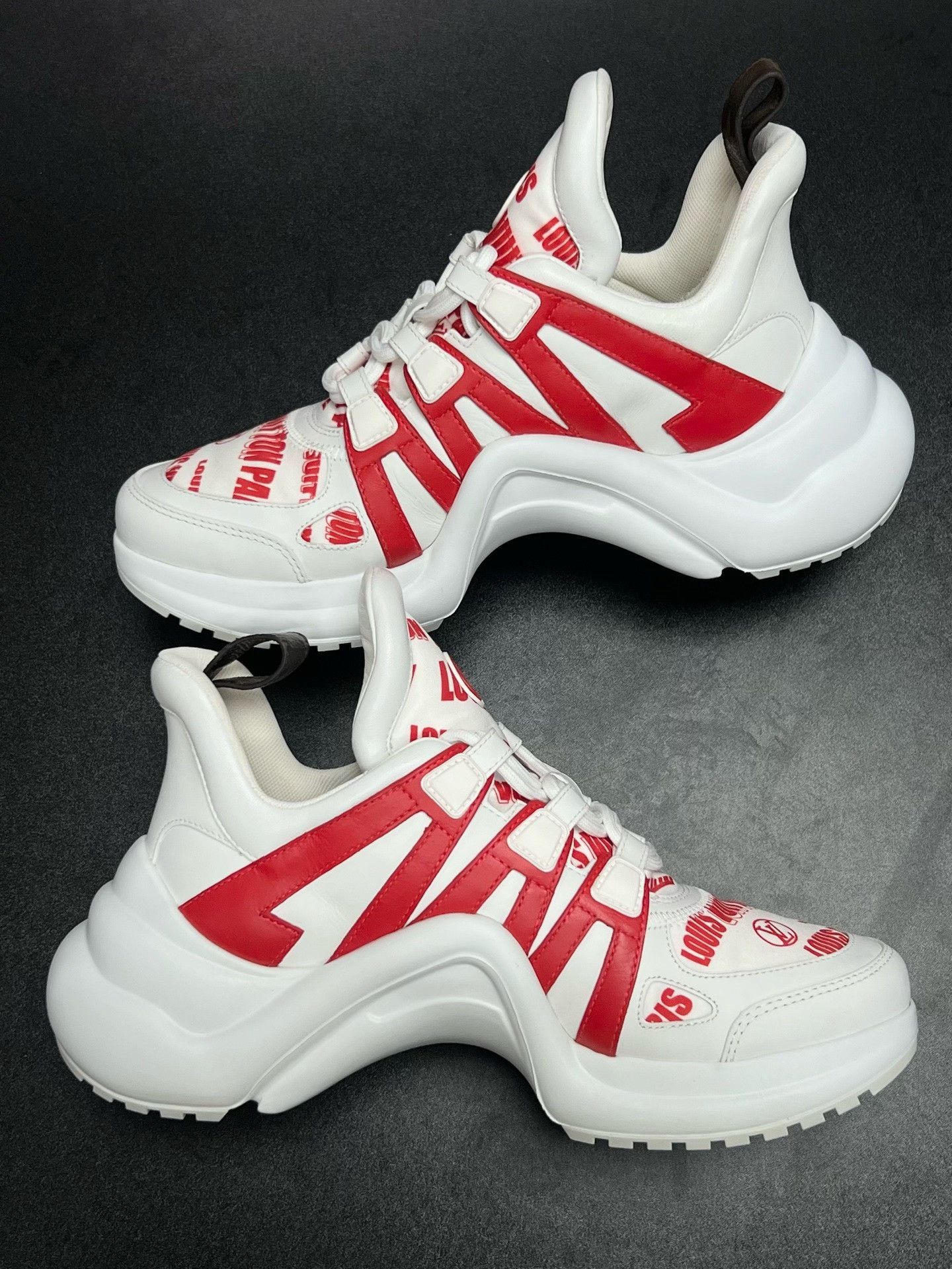 Louis Vuitton Louis Vuitton Red Designer Casual Size US 10 / EU 43 - 6 Thumbnail