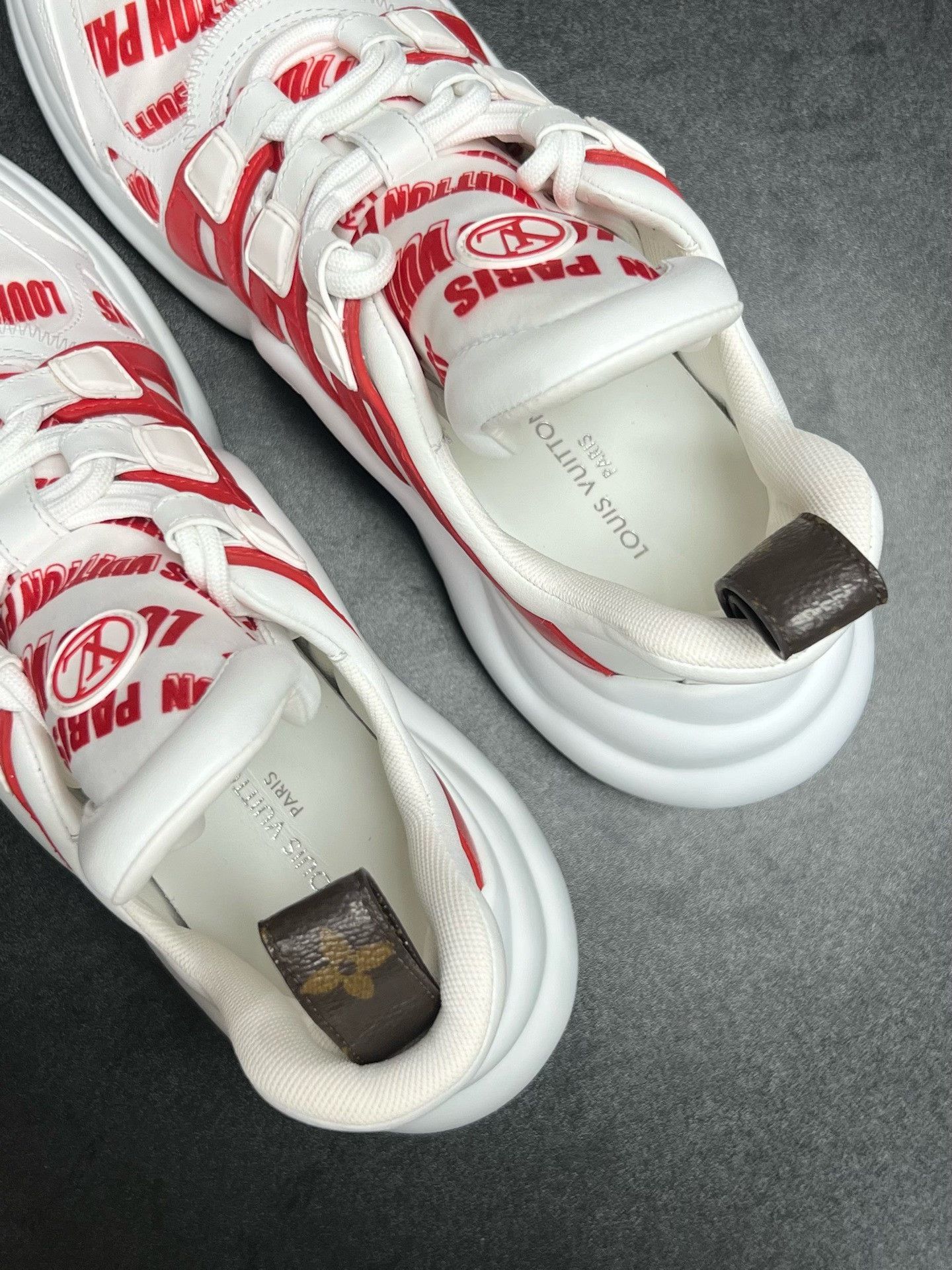 Louis Vuitton Louis Vuitton Red Designer Casual Size US 10 / EU 43 - 4 Thumbnail