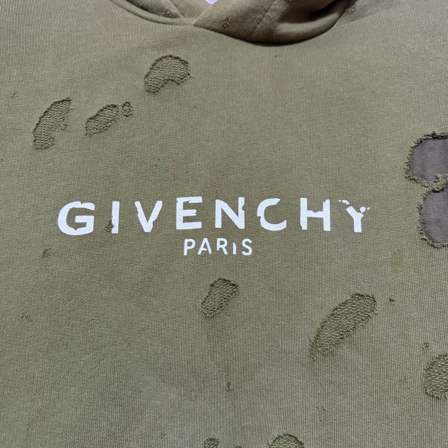 Givenchy Givenchy Green Hoodie Pullover Size US S / EU 44-46 / 1 - 3 Thumbnail