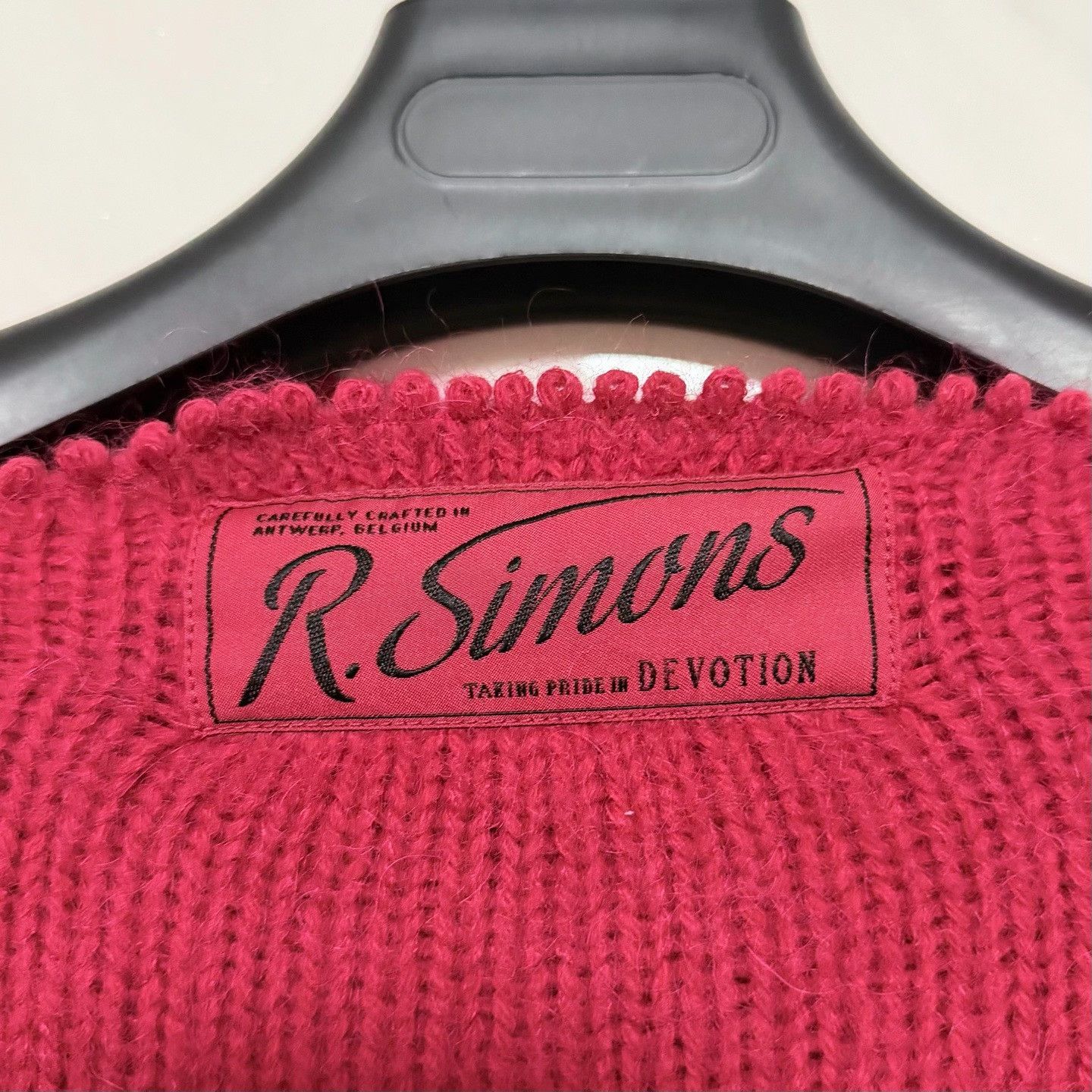 Raf Simons Raf Simons Red Sweater Designer Size US S / EU 44-46 / 1 - 6 Thumbnail