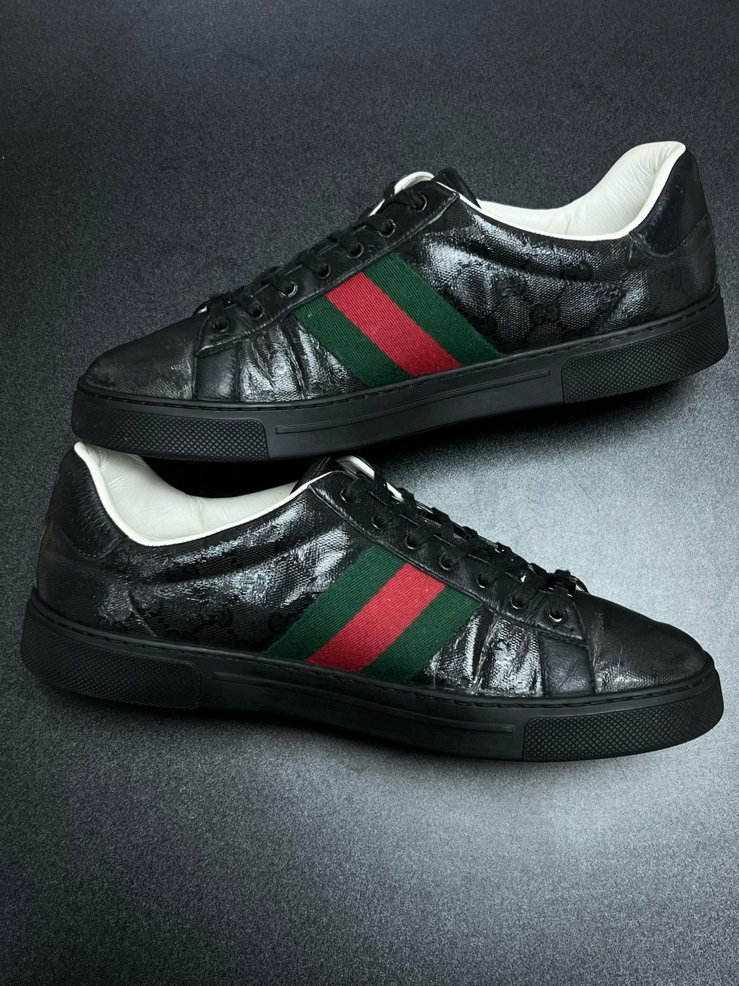 Gucci Gucci Black Shoes Low Top High Top Size US 10 / EU 43 - 6 Thumbnail