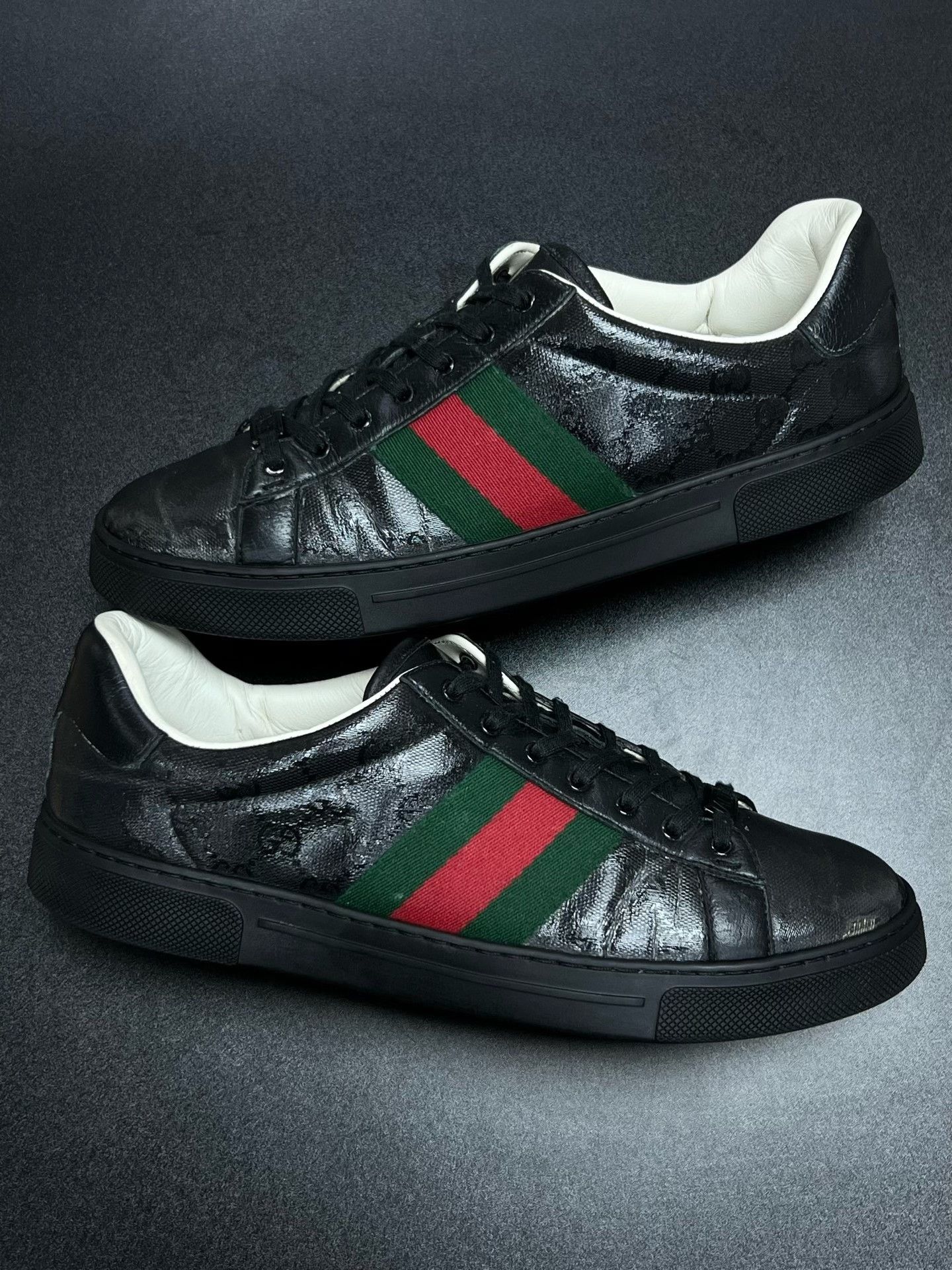 Gucci Gucci Black Shoes Low Top High Top Size US 10 / EU 43 - 5 Thumbnail