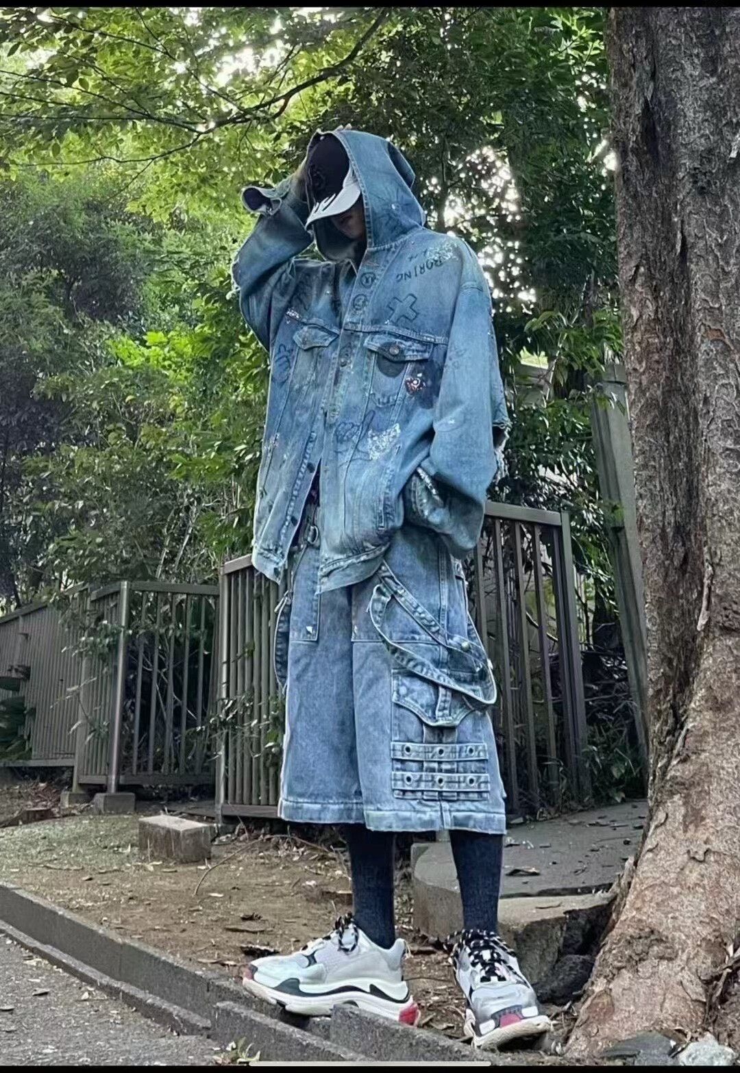 Balenciaga Balenciaga Denim Jacket Outerwear Size US XS / EU 42 / 0 - 6 Thumbnail