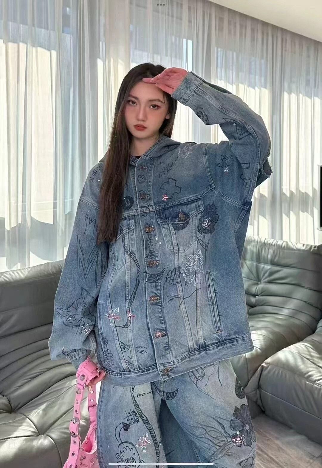 Balenciaga Balenciaga Denim Jacket Outerwear Size US XS / EU 42 / 0 - 3 Thumbnail