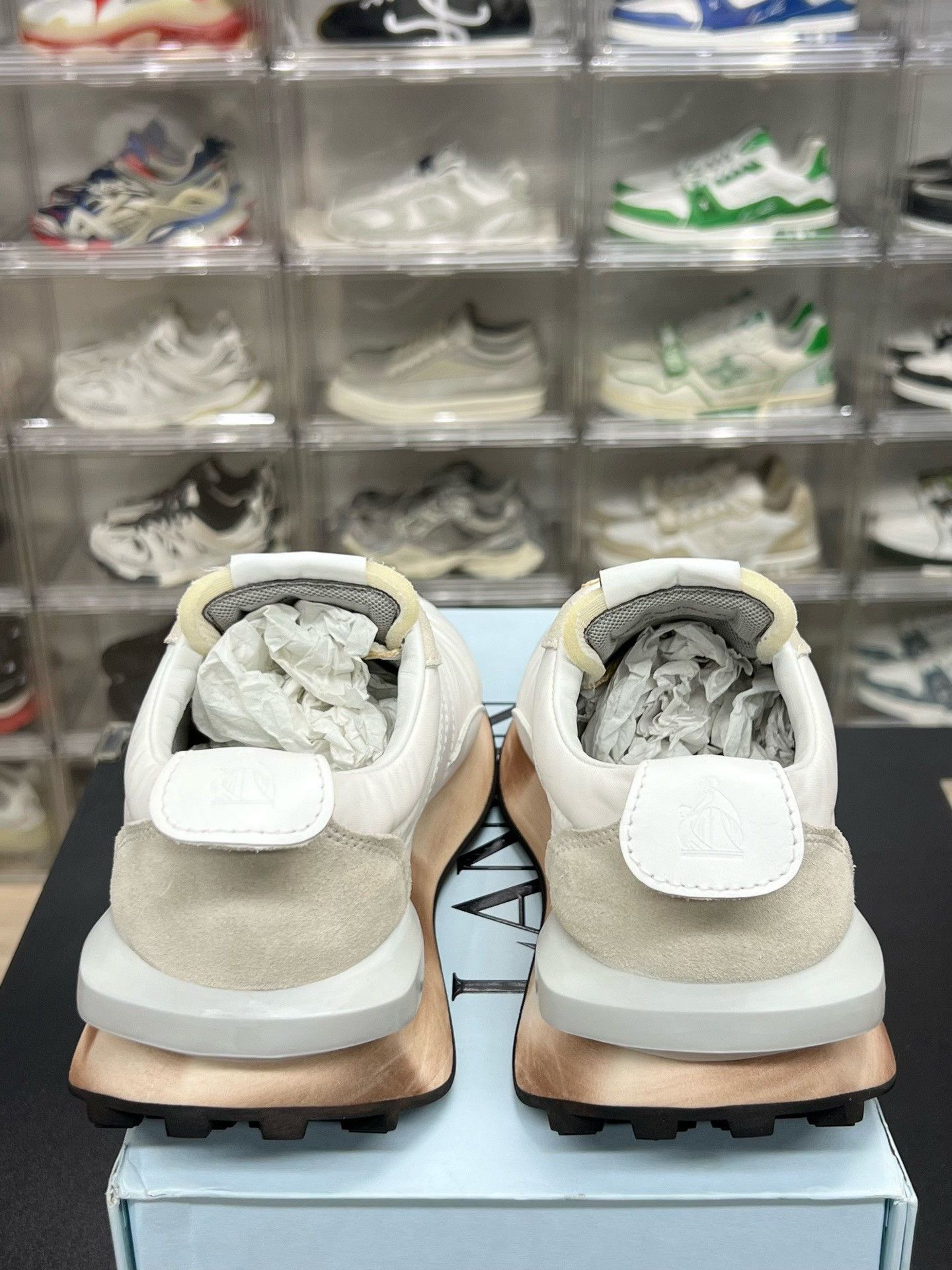 Lanvin Lanvin White Sneakers Low Top High Top Size US 8 / EU 41 - 7 Thumbnail
