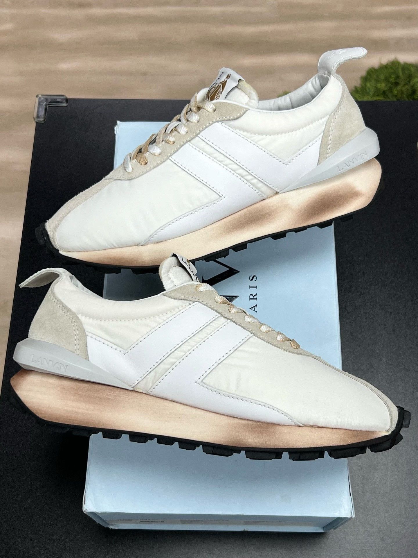 Lanvin Lanvin White Sneakers Low Top High Top Size US 8 / EU 41 - 5 Thumbnail