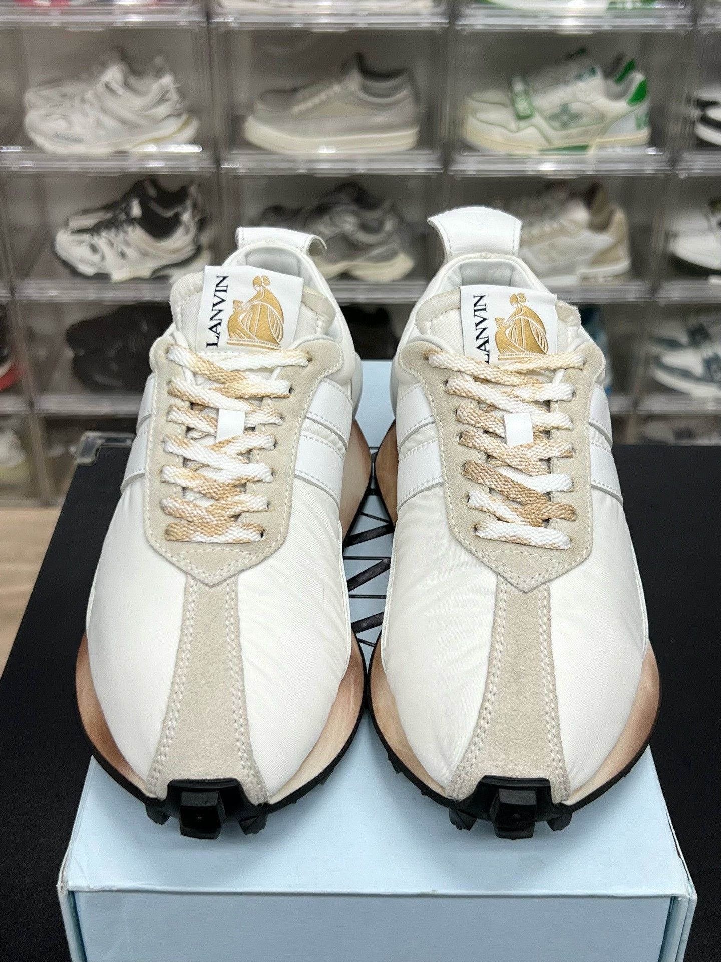 Lanvin Lanvin White Sneakers Low Top High Top Size US 8 / EU 41 - 2 Thumbnail