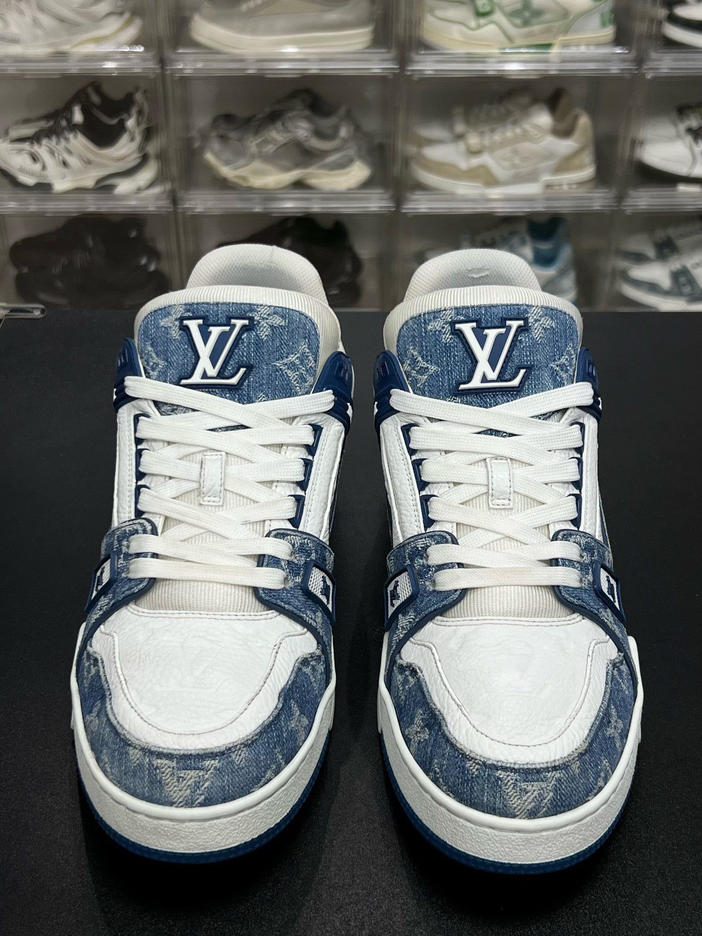 Louis Vuitton Louis Vuitton Blue Denim Designer Size US 43 - 2 Thumbnail