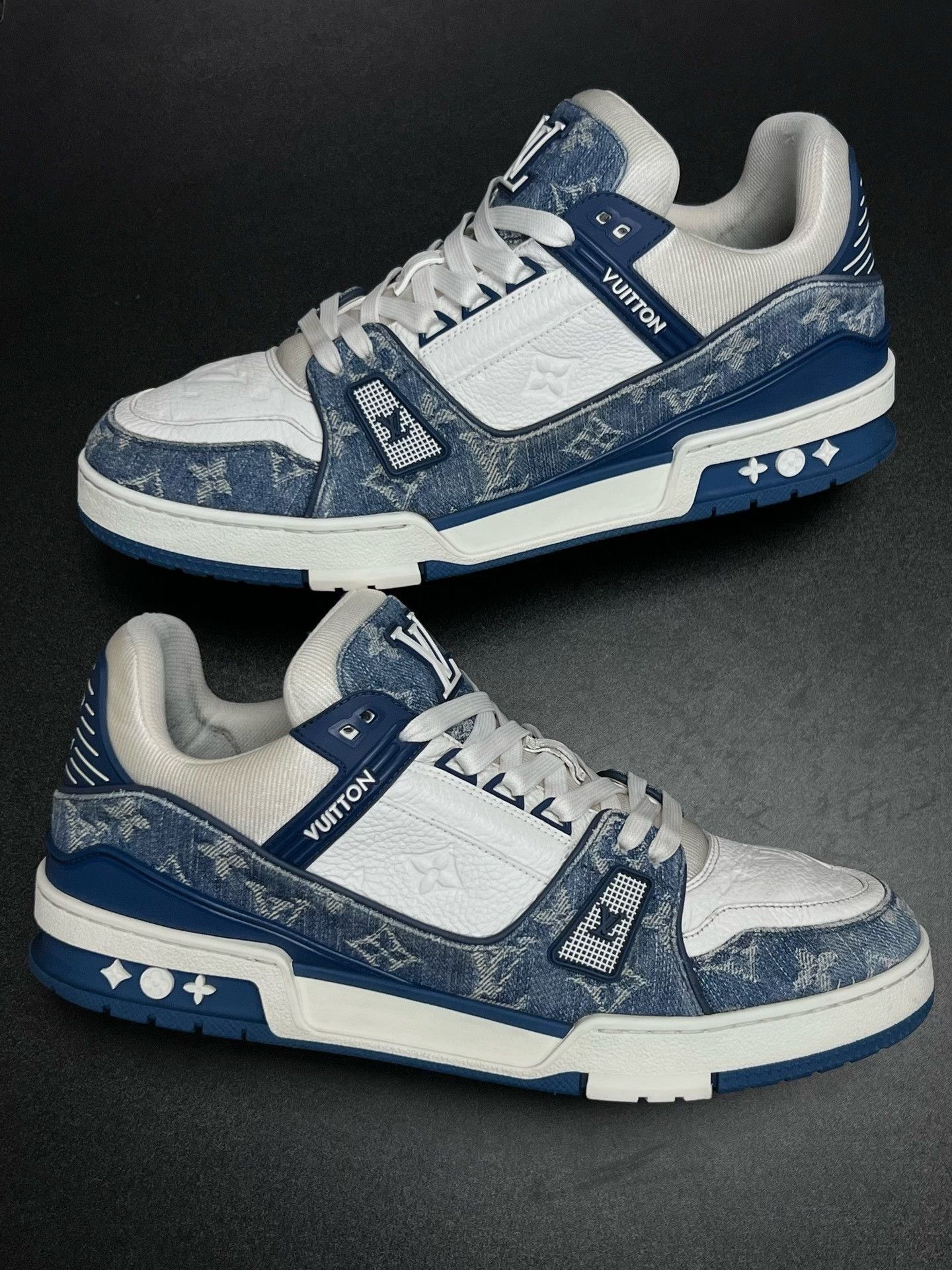 Louis Vuitton Louis Vuitton Blue Denim Designer Size US 43 - 5 Thumbnail