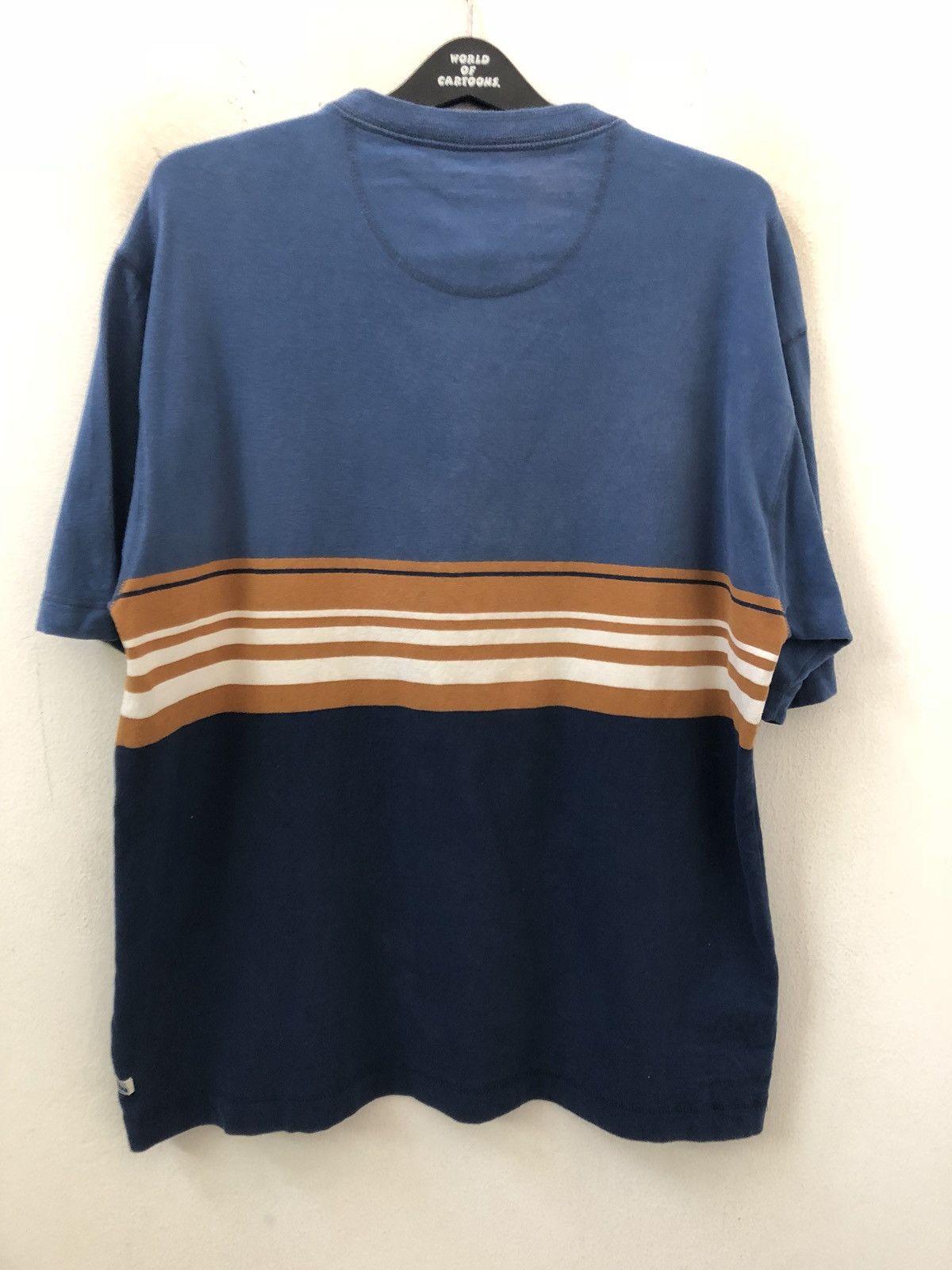 Levi's Vintage 90s Levi's Made in Usa Striped Henley Shirt Size US L / EU 52-54 / 3 - 8 Thumbnail