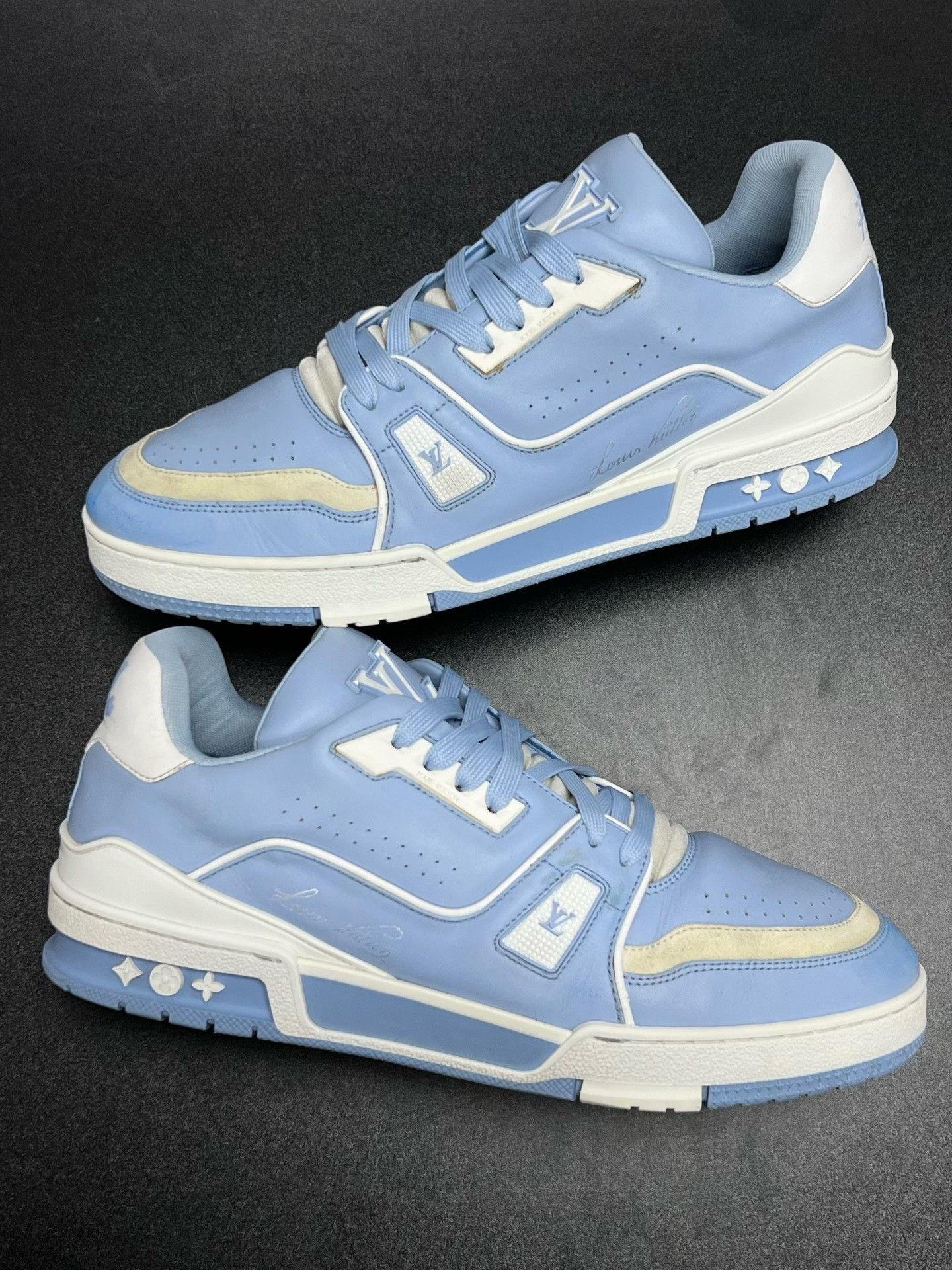 Louis Vuitton Louis Vuitton Blue Designer Casual Size US S / EU 44-46 / 1 - 5 Thumbnail