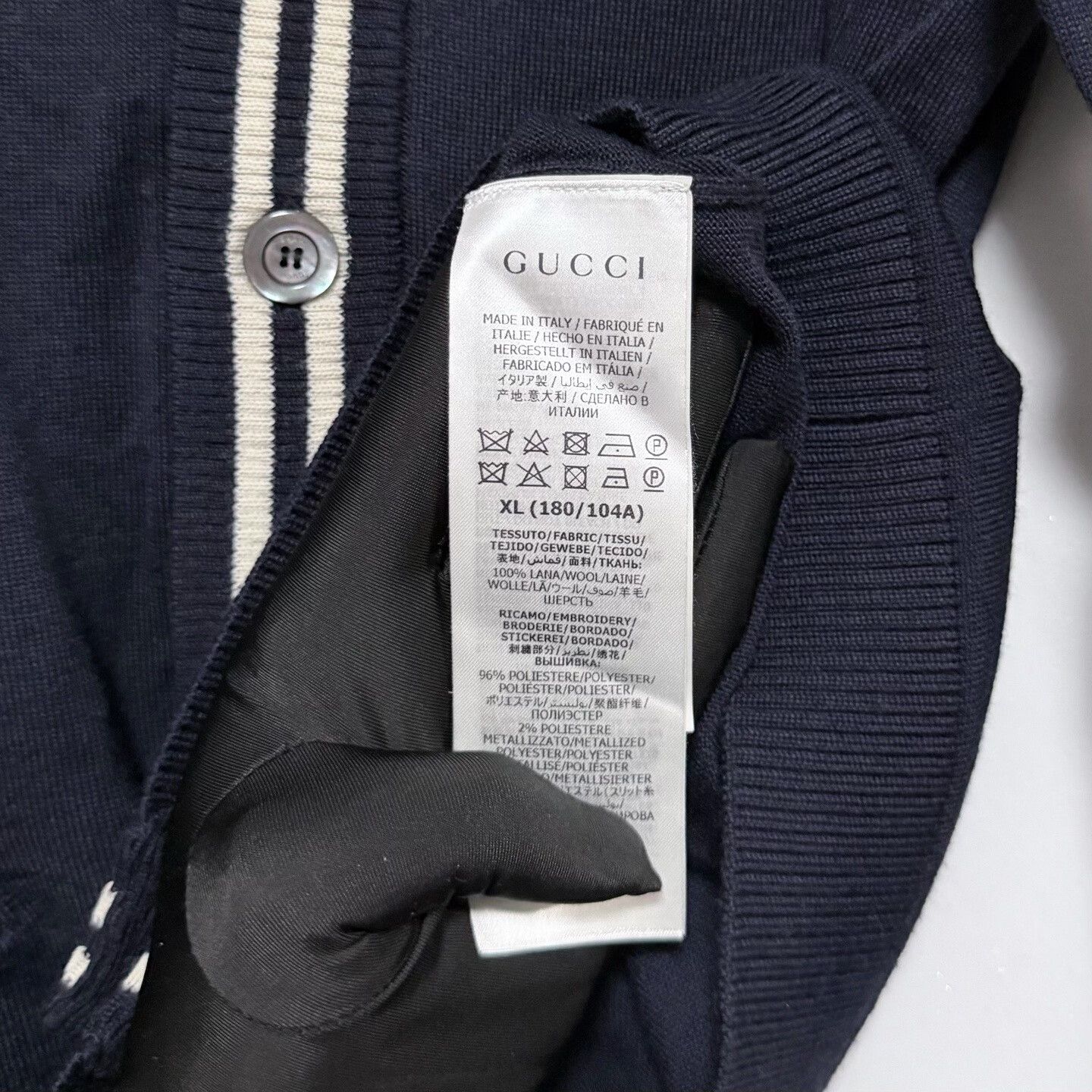 Gucci Gucci Black Bee Sweater Designer Size US XL / EU 56 / 4 - 4 Thumbnail