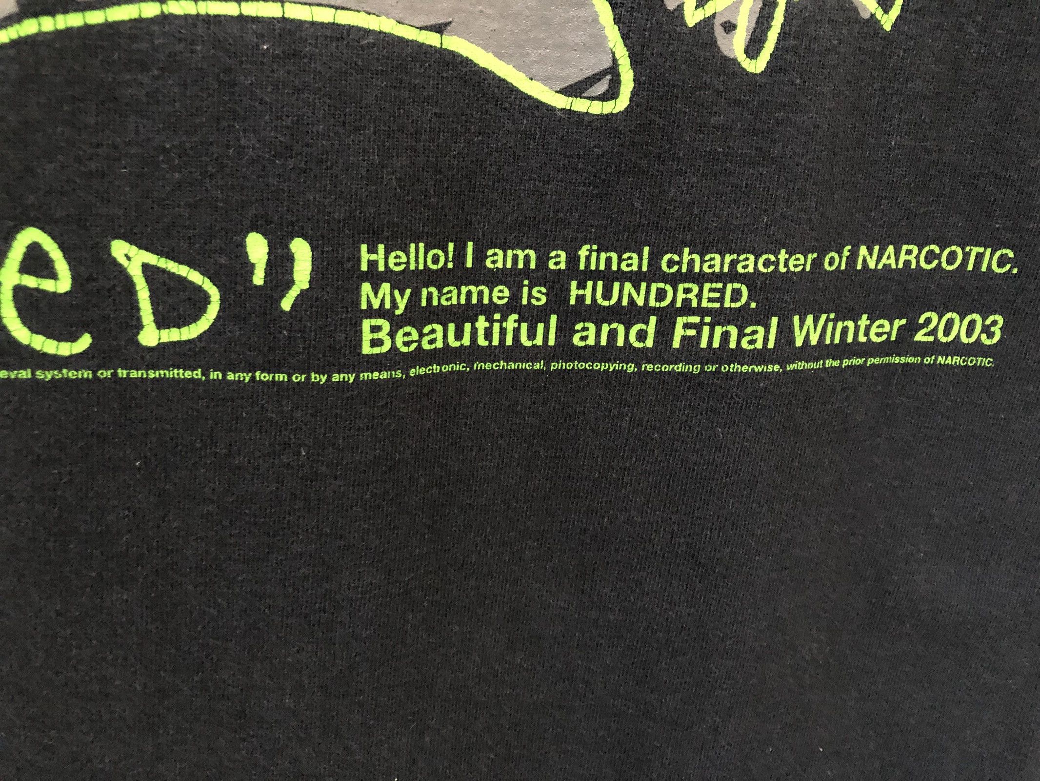 Japanese Brand Final Winter 2003 Narcotic Gdc Made in Japan Size US L / EU 52-54 / 3 - 4 Thumbnail