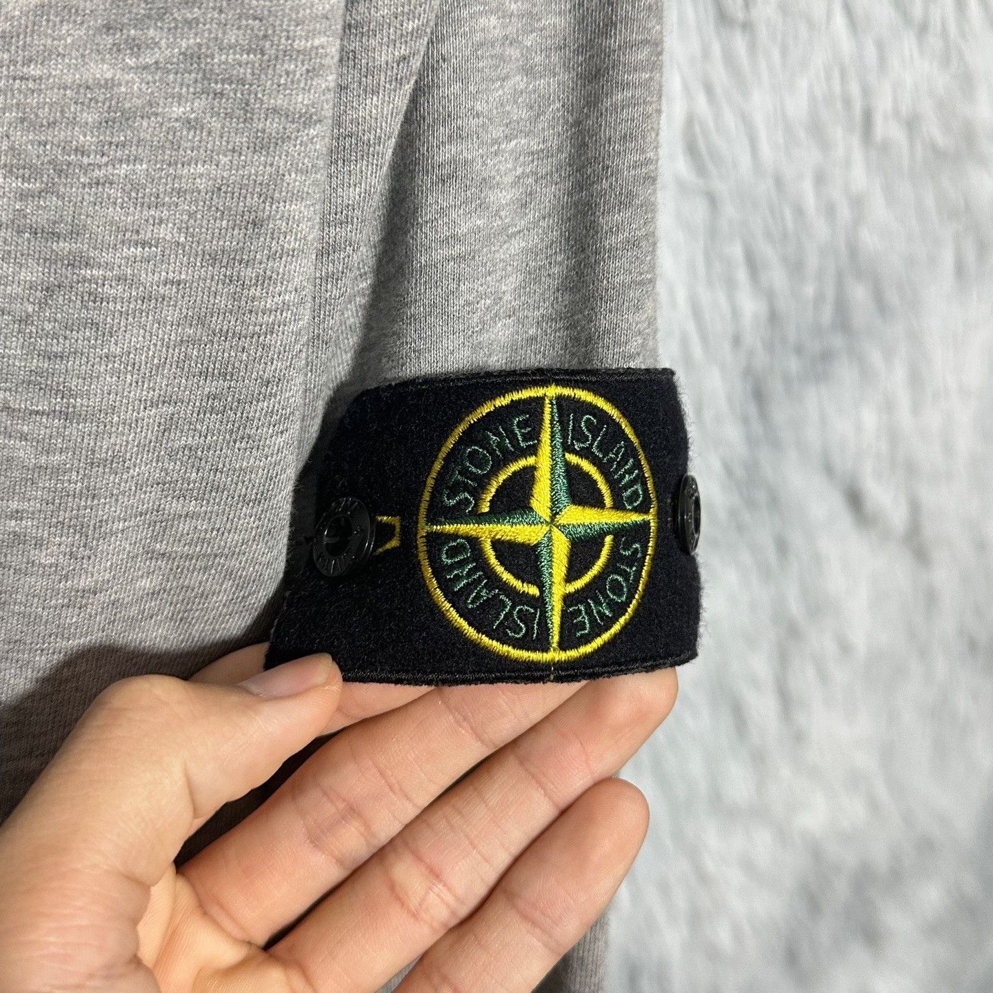 Stone Island Stone Island Gray Sweatshirt Pullover Size US XL / EU 56 / 4 - 4 Thumbnail