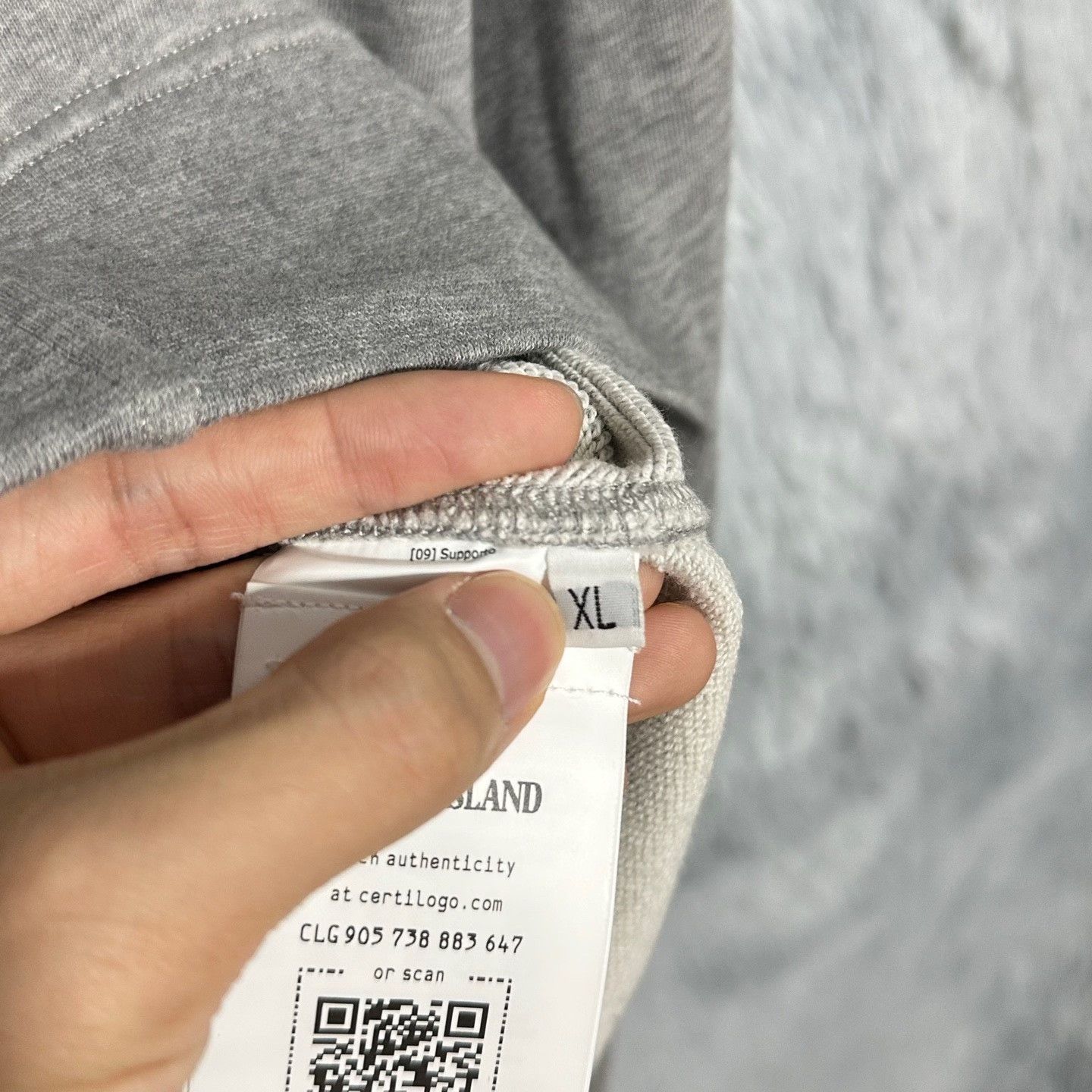 Stone Island Stone Island Gray Sweatshirt Pullover Size US XL / EU 56 / 4 - 6 Thumbnail