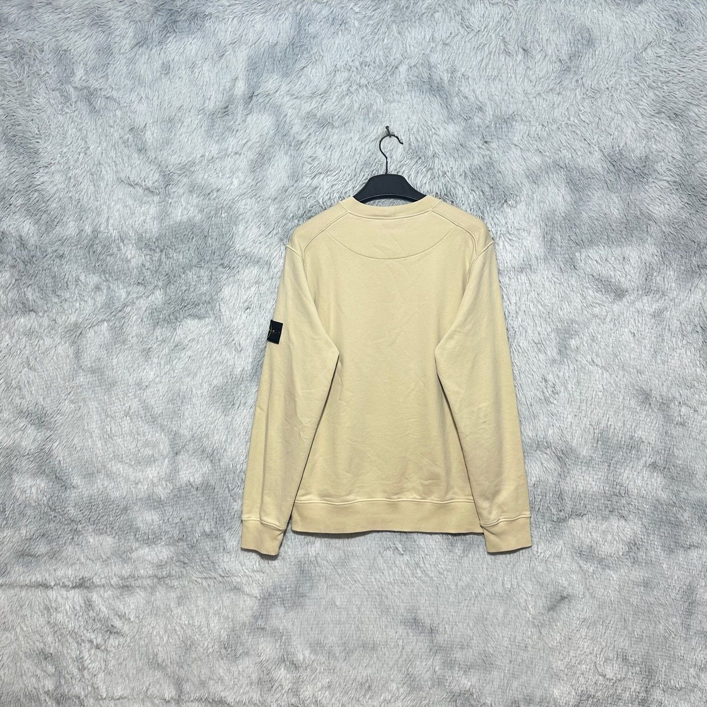 Stone Island Stone Island Beige Crewneck Designer Size US L / EU 52-54 / 3 - 2 Thumbnail