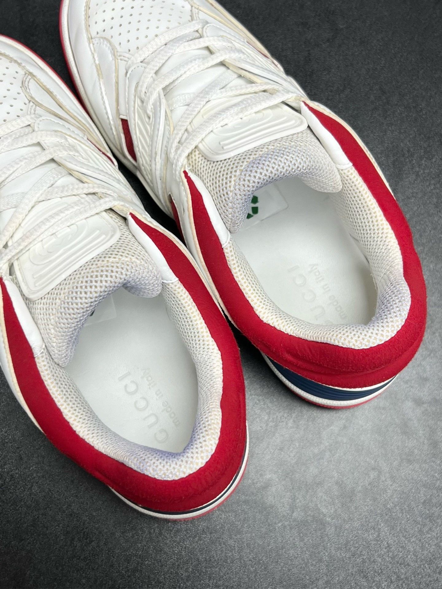Gucci Gucci Red Shoes Low Top High Top Size US 8 / EU 41 - 3 Thumbnail