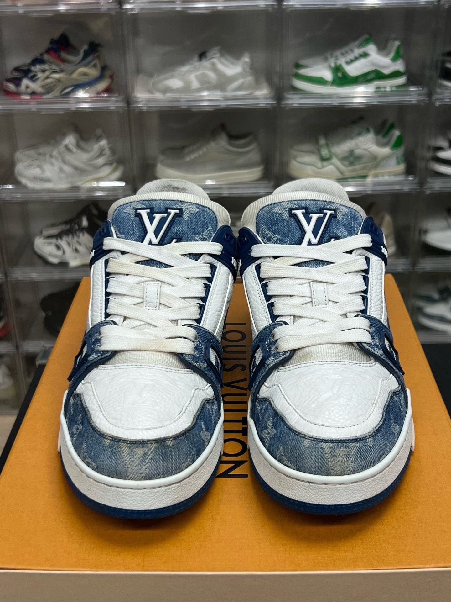 Louis Vuitton Louis Vuitton Blue Denim Designer Size US 36 / EU 52 - 2 Thumbnail