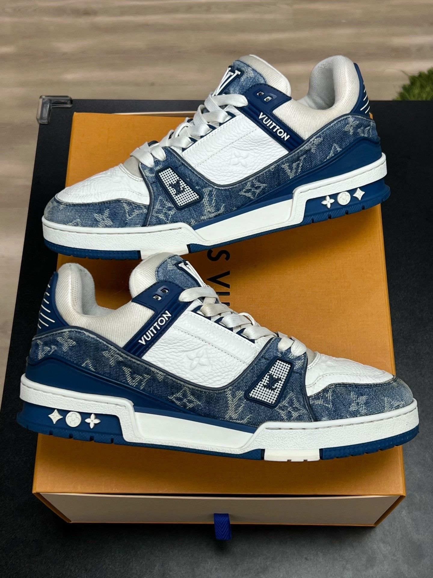 Louis Vuitton Louis Vuitton Blue Denim Designer Size US 36 / EU 52 - 5 Thumbnail