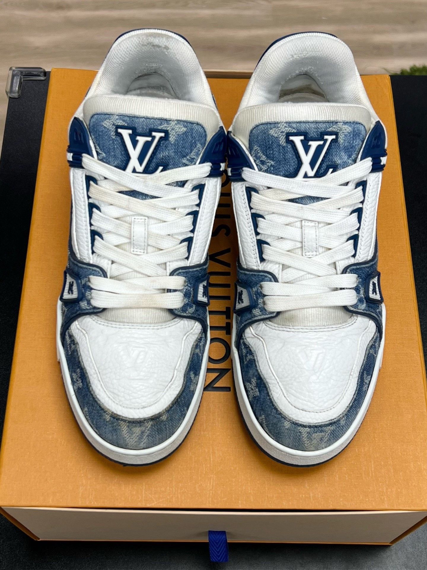 Louis Vuitton Louis Vuitton Blue Denim Designer Size US 36 / EU 52 - 3 Thumbnail