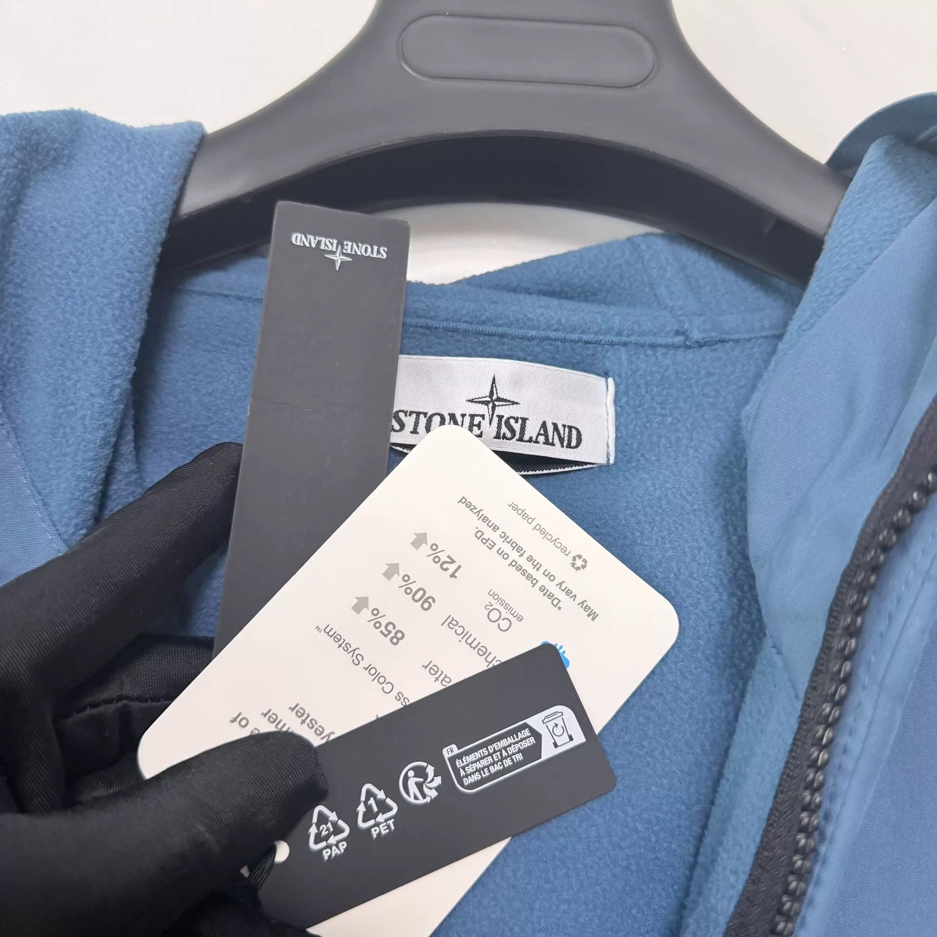 Stone Island Stone Island Blue Jacket Outerwear Size US XL / EU 56 / 4 - 4 Thumbnail