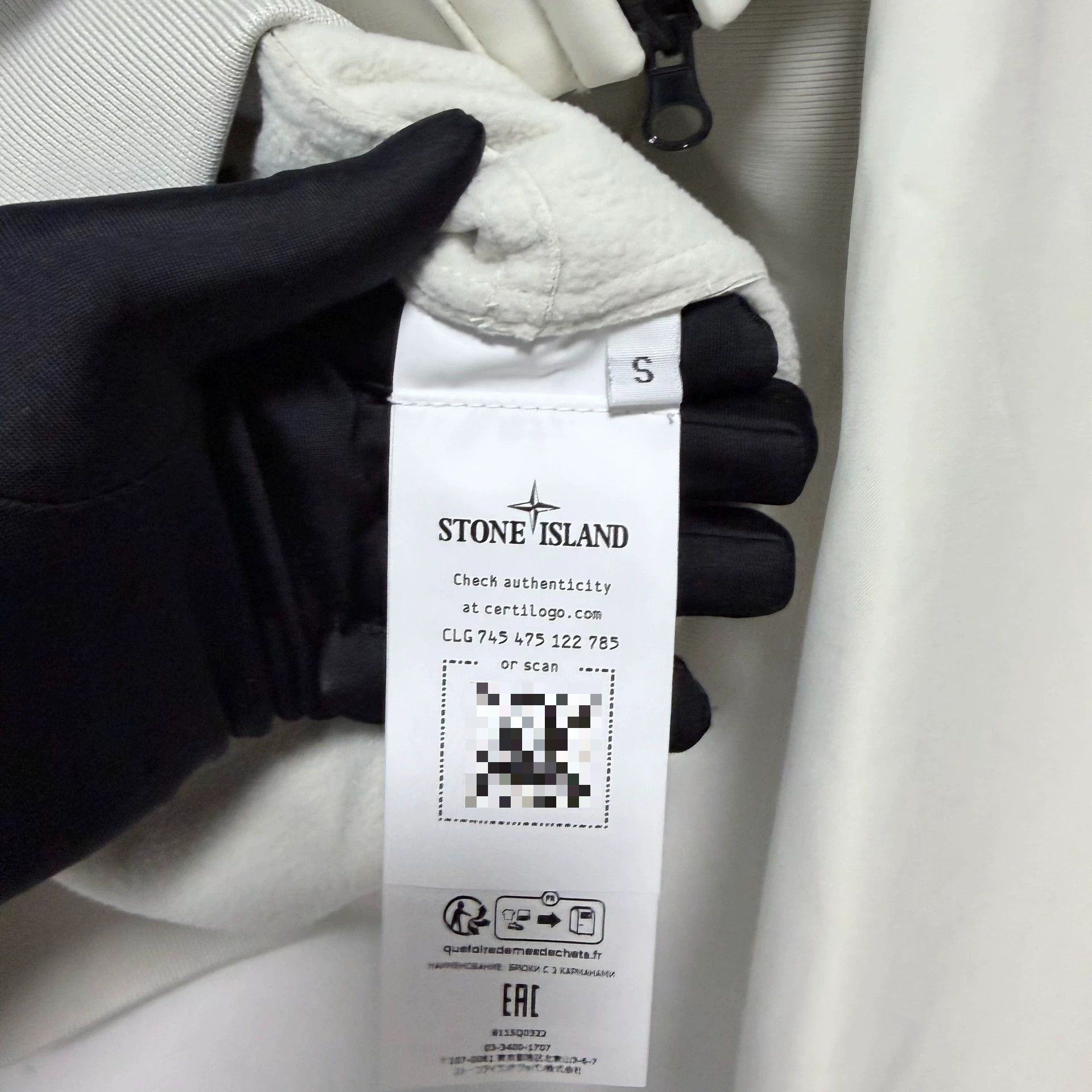 Stone Island Stone Island White Jacket Outerwear Size US S / EU 44-46 / 1 - 7 Thumbnail