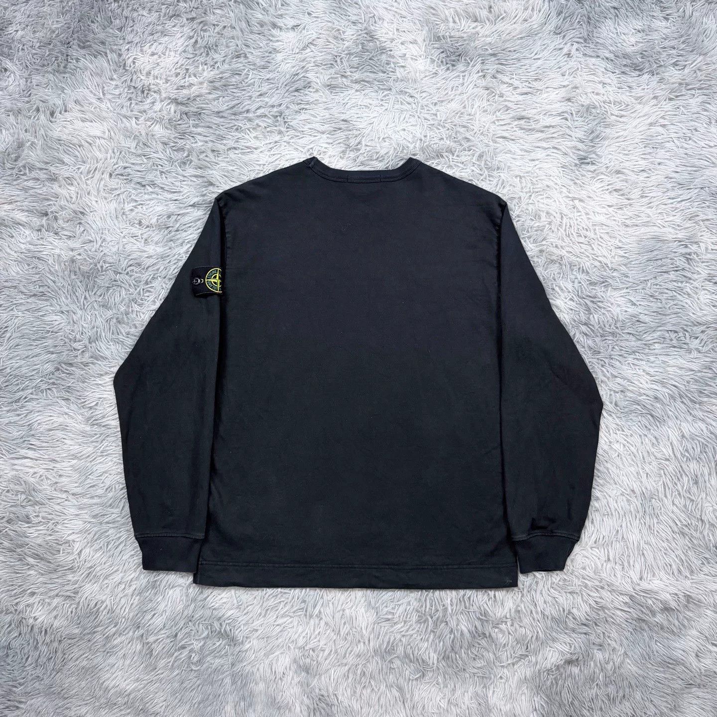 Stone Island Stone Island Black Sweatshirt Pullover Size US L / EU 52-54 / 3 - 2 Thumbnail