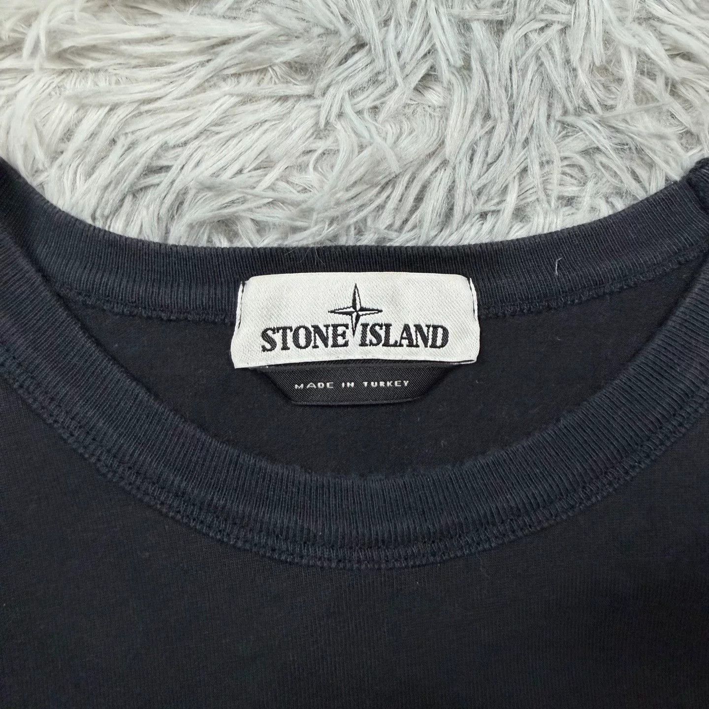 Stone Island Stone Island Black Sweatshirt Pullover Size US L / EU 52-54 / 3 - 3 Thumbnail