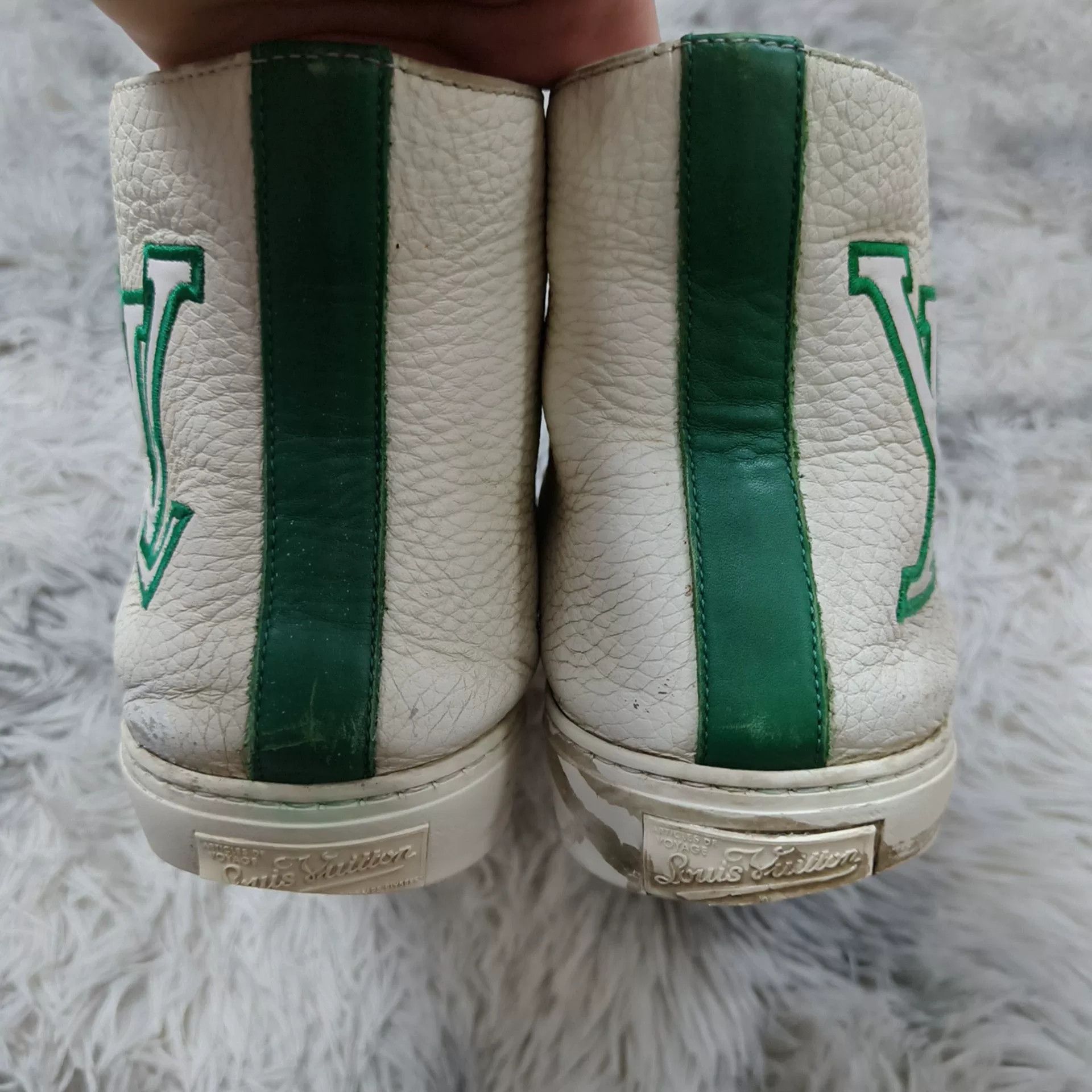 Louis Vuitton Louis Vuitton Green Shoes Low Top Size US 10 / EU 43 - 5 Thumbnail