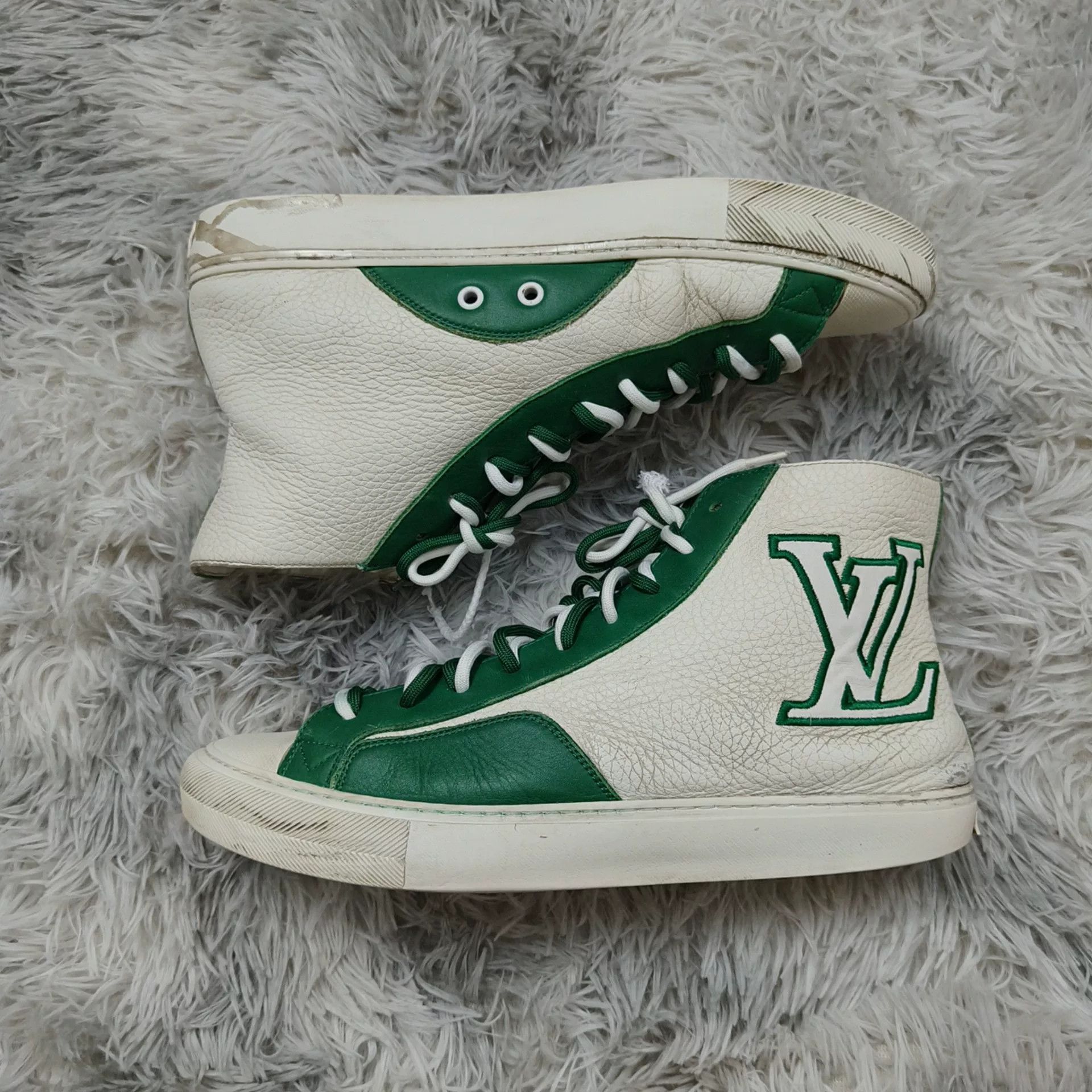 Louis Vuitton Louis Vuitton Green Shoes Low Top Size US 10 / EU 43 - 3 Thumbnail