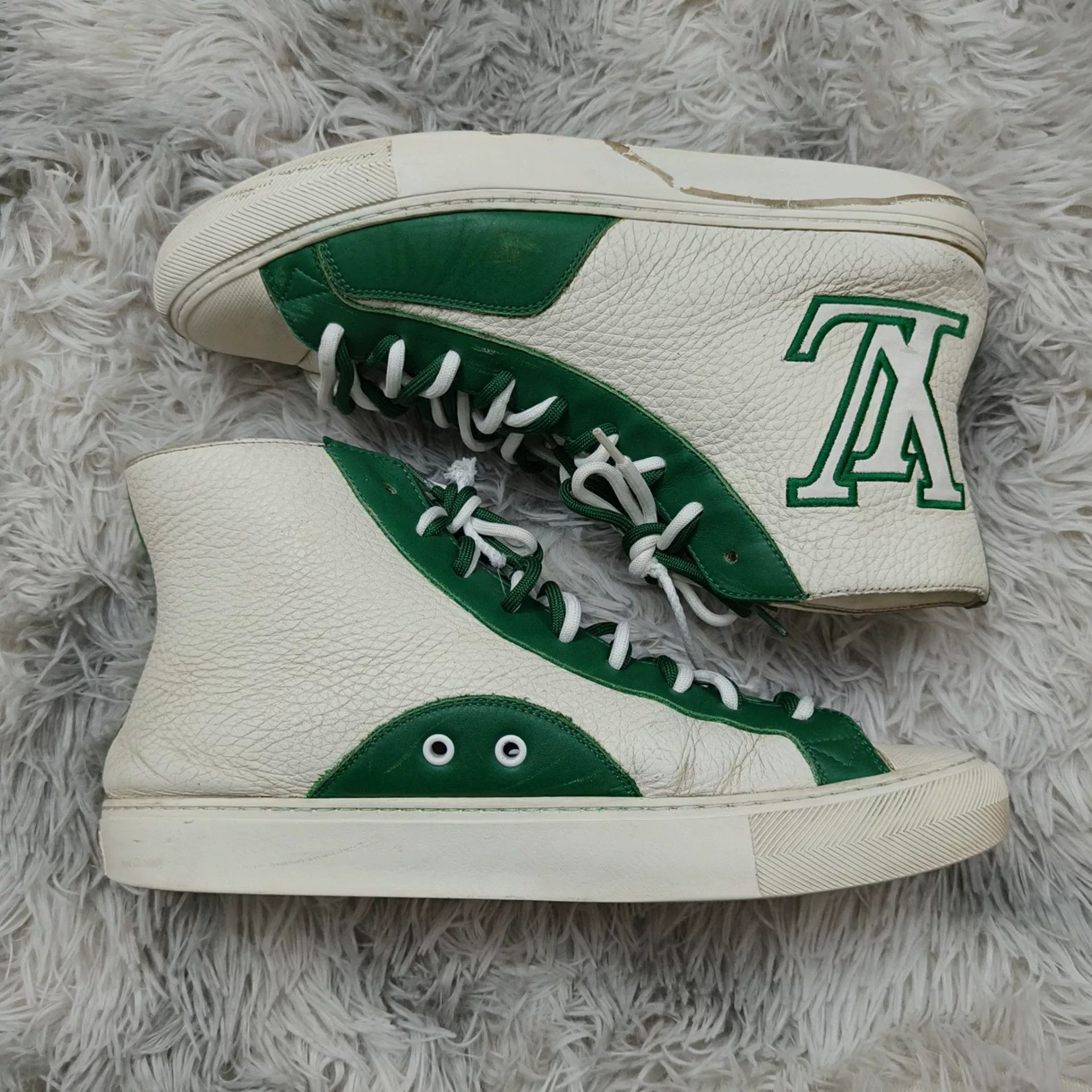 Louis Vuitton Louis Vuitton Green Shoes Low Top Size US 10 / EU 43 - 4 Thumbnail