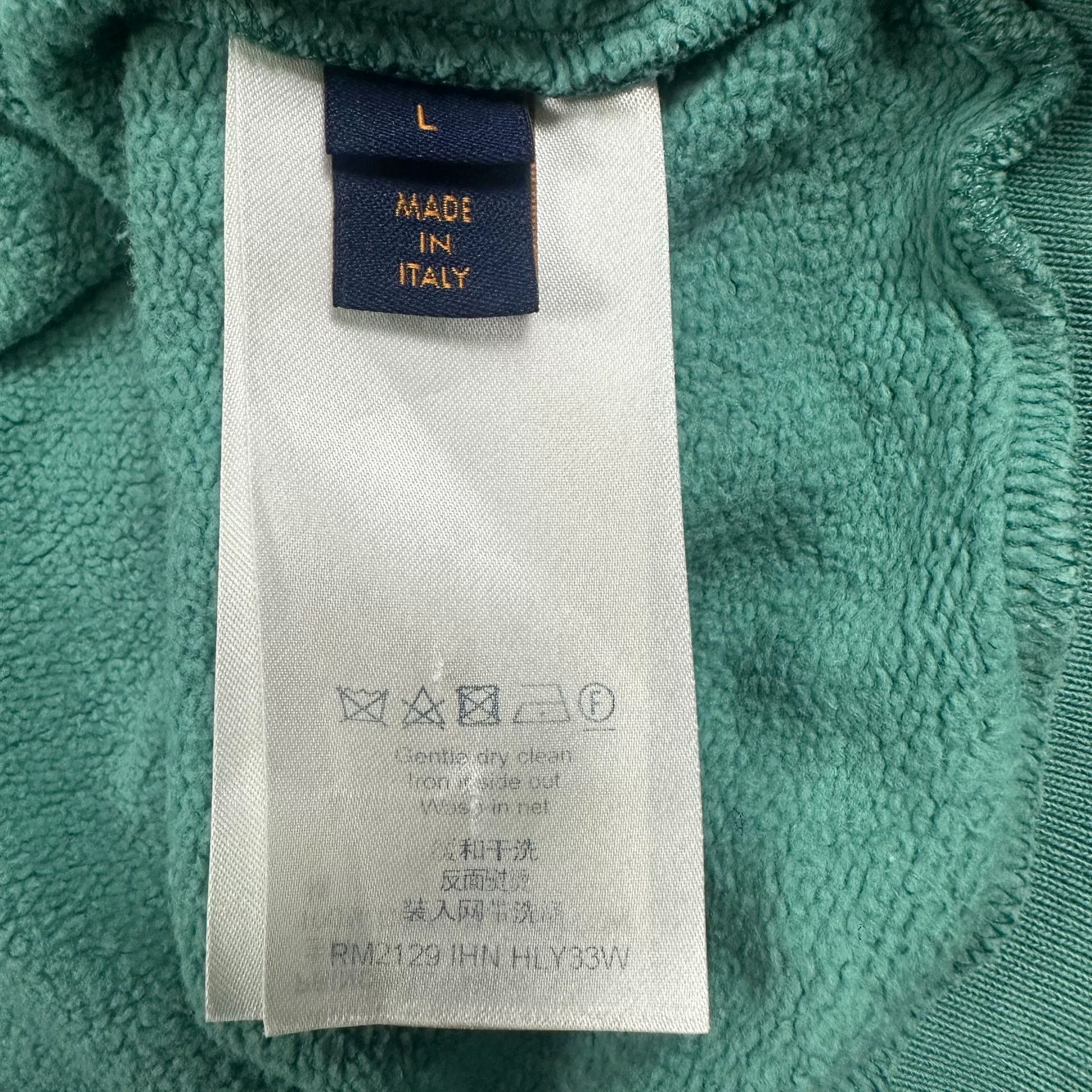 Louis Vuitton Louis Vuitton Blue Sweatshirt Pullover Size US L / EU 52-54 / 3 - 3 Thumbnail