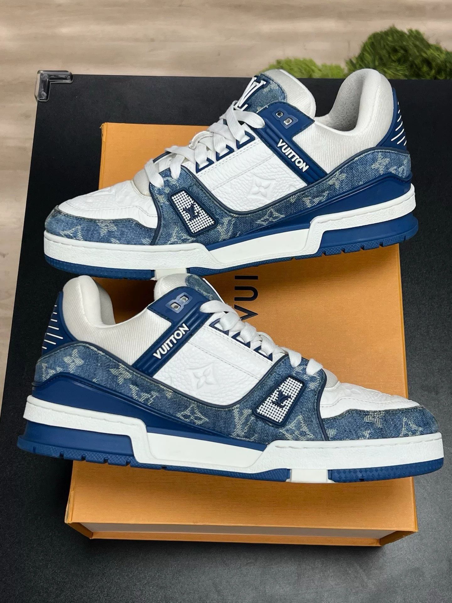 Louis Vuitton Louis Vuitton Blue Denim Designer Size US 36 / EU 52 - 6 Thumbnail