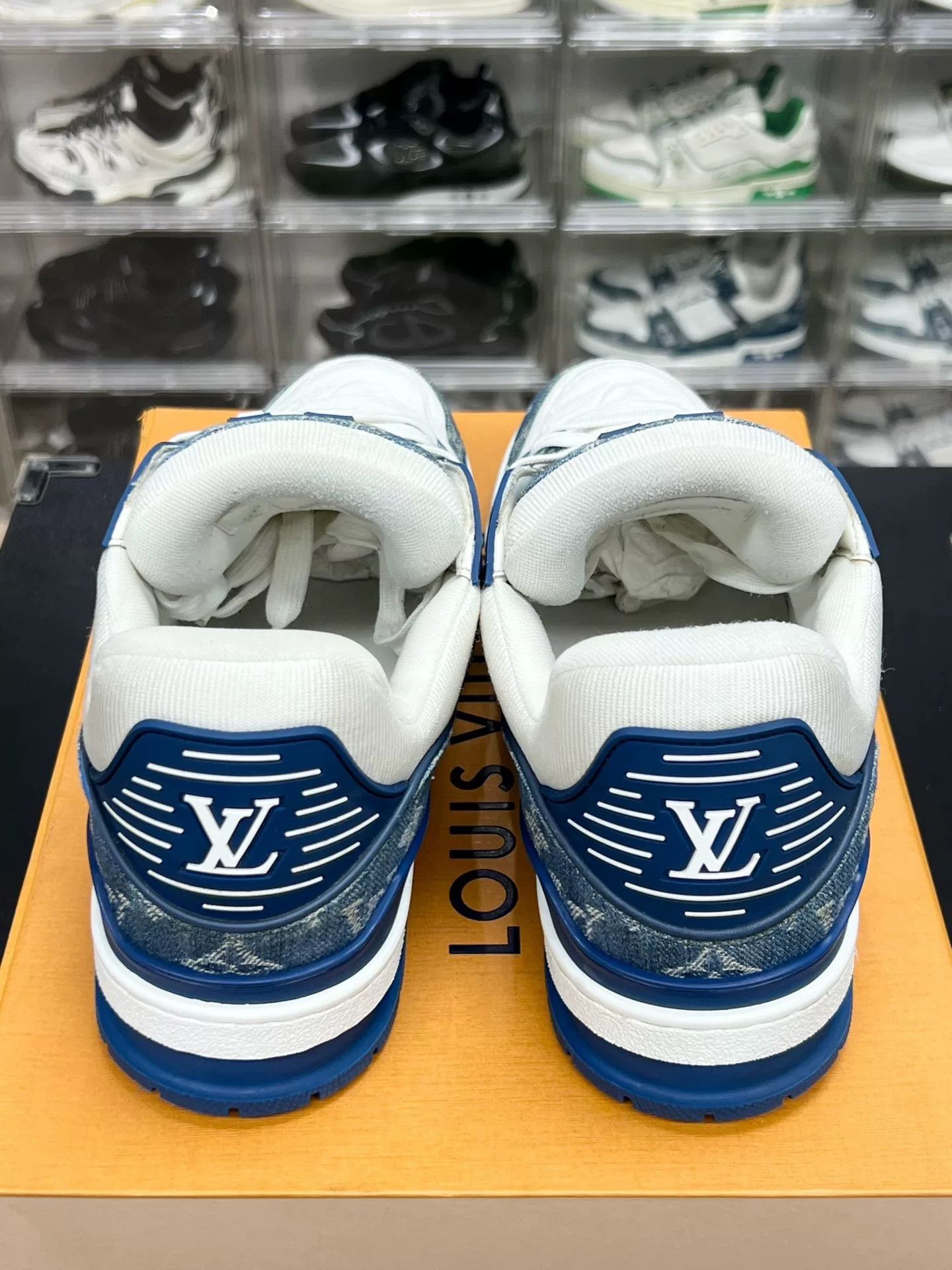 Louis Vuitton Louis Vuitton Blue Denim Designer Size US 36 / EU 52 - 7 Thumbnail