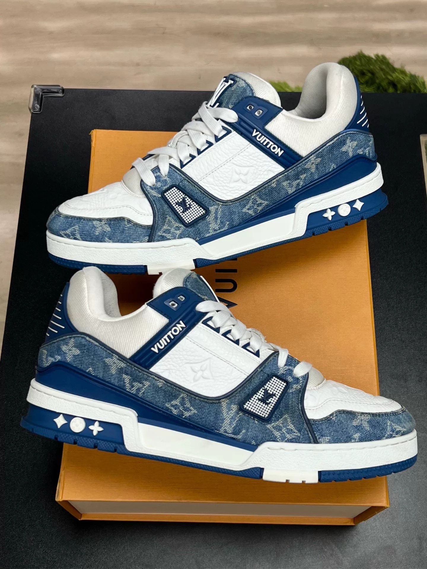 Louis Vuitton Louis Vuitton Blue Denim Designer Size US 36 / EU 52 - 5 Thumbnail