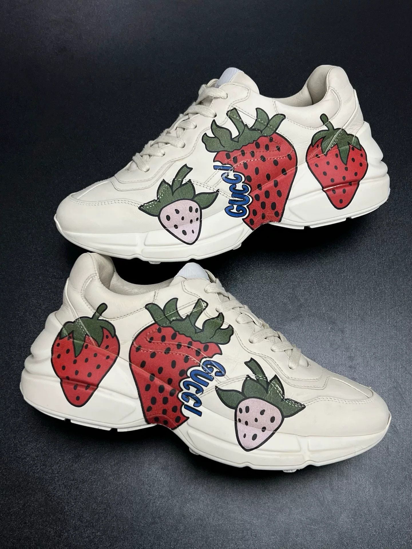Gucci Gucci Red Shoes Low Top High Top Size US S / EU 44-46 / 1 - 5 Thumbnail