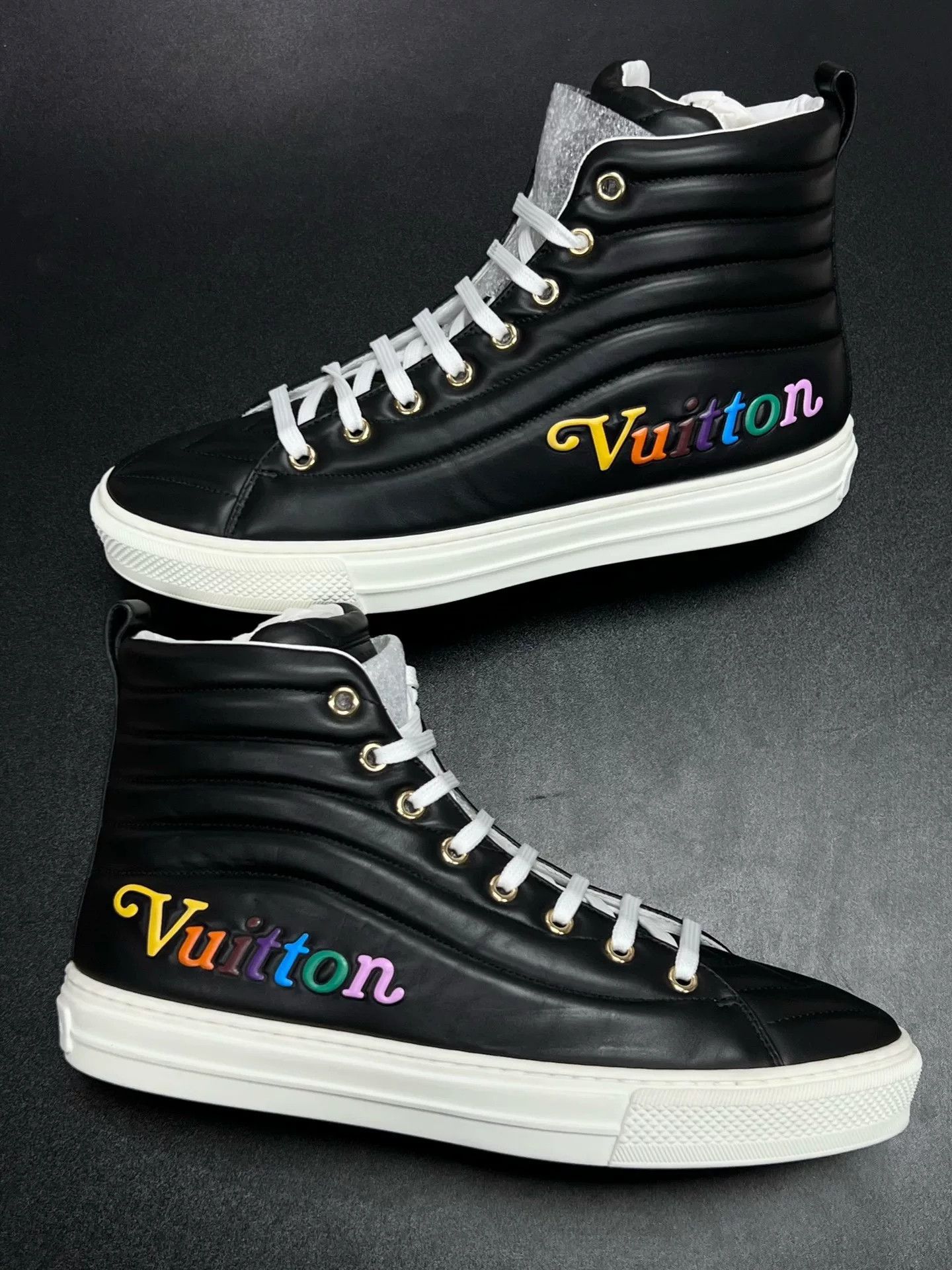 Louis Vuitton Louis Vuitton Black Shoes Low Top Size US 6 / EU 39 - 4 Thumbnail
