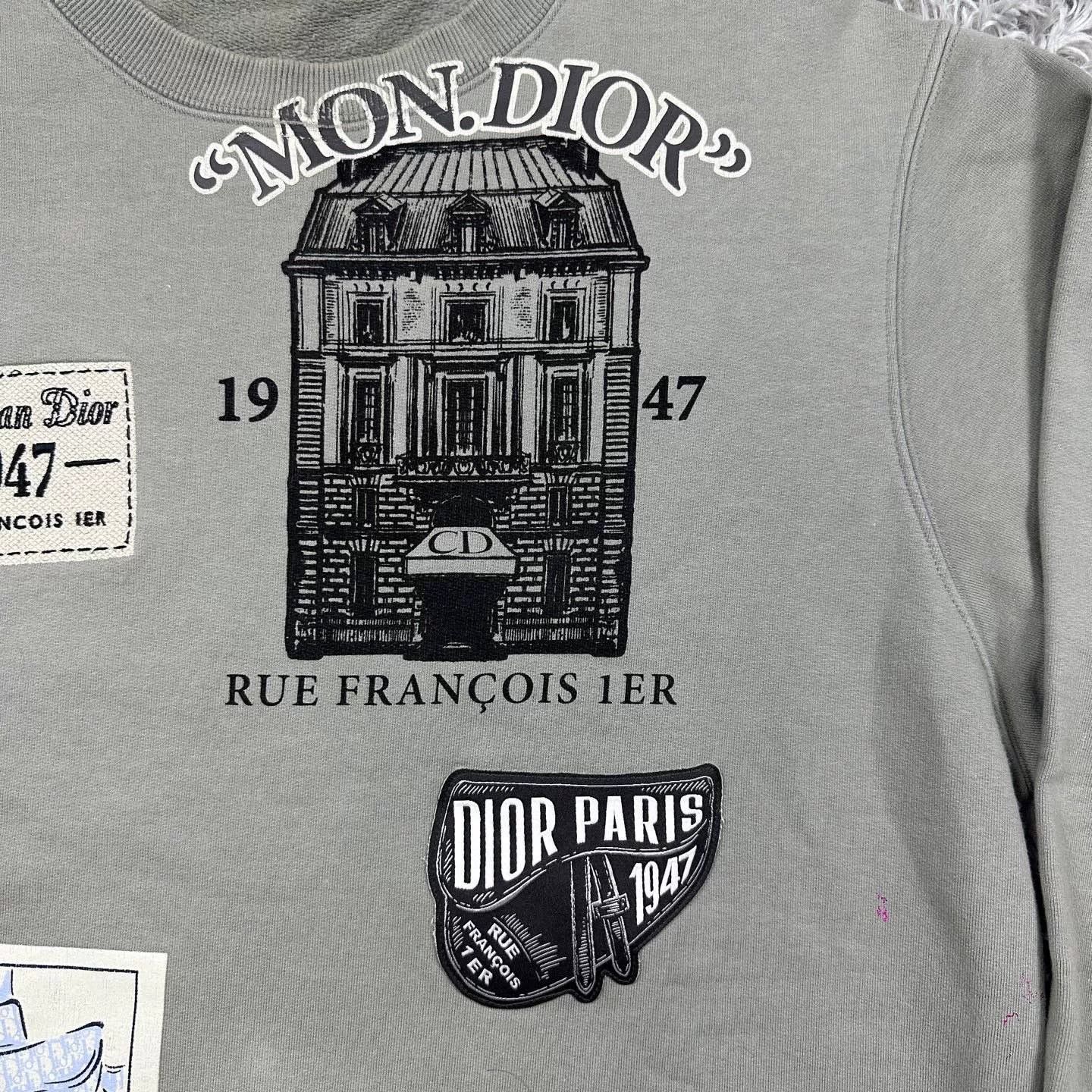 Dior Dior Gray Sweatshirt Pullover Casual Size US L / EU 52-54 / 3 - 3 Thumbnail