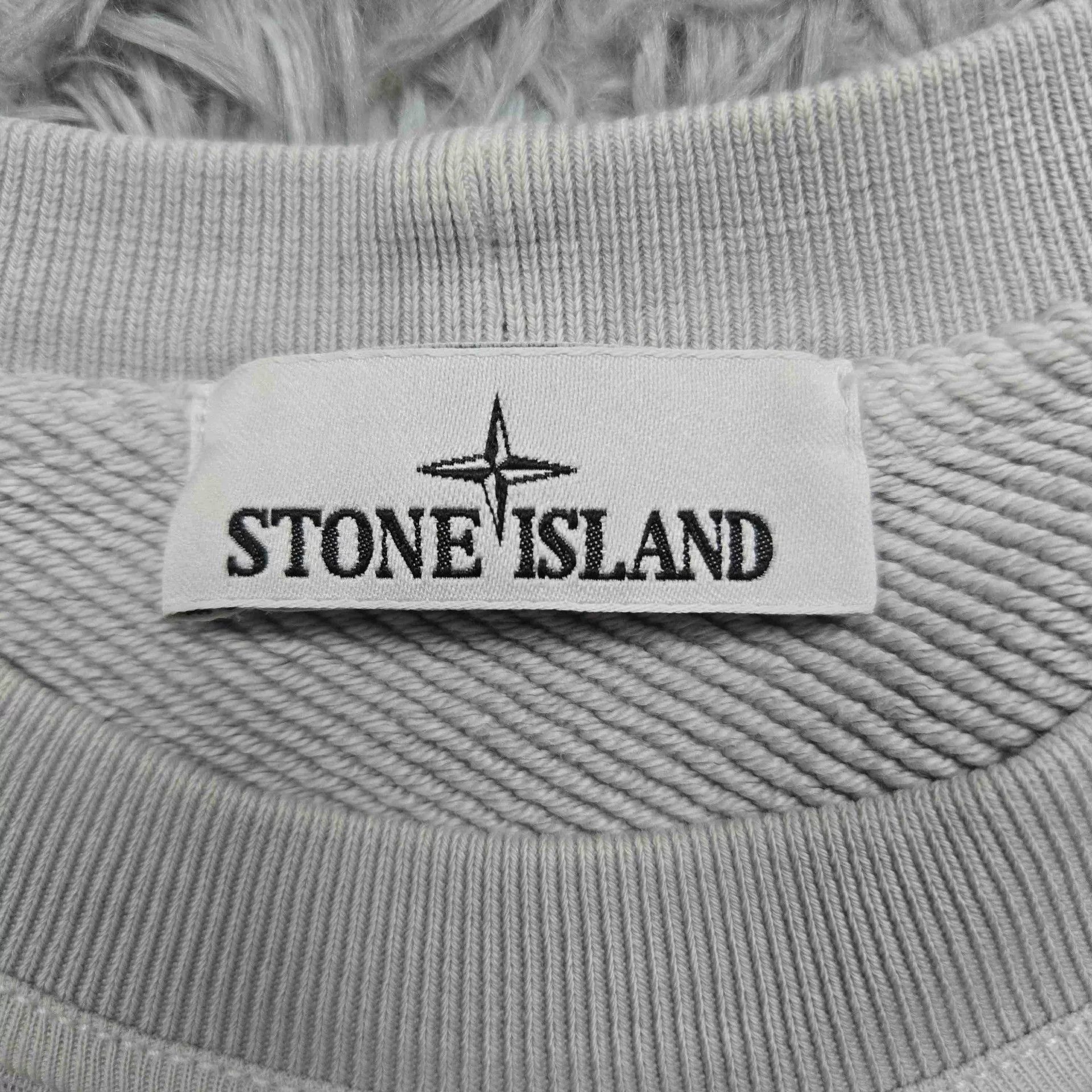 Stone Island Stone Island Gray Sweatshirt Pullover Size US L / EU 52-54 / 3 - 3 Thumbnail