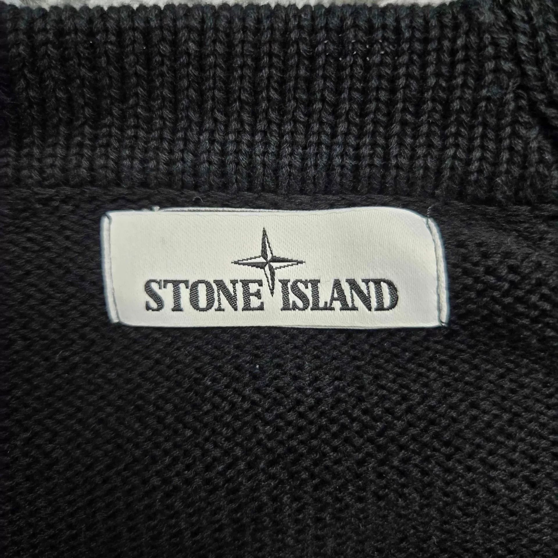 Stone Island Stone Island Black Knitwear Designer Size US L / EU 52-54 / 3 - 3 Thumbnail