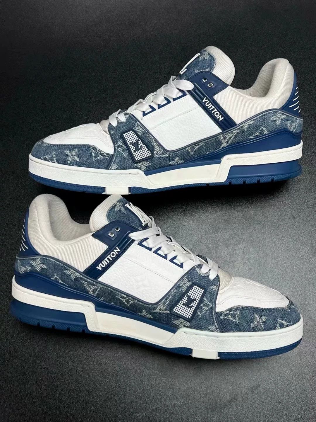Louis Vuitton Louis Vuitton Blue Denim Designer Size US 42 / EU 58 - 6 Thumbnail