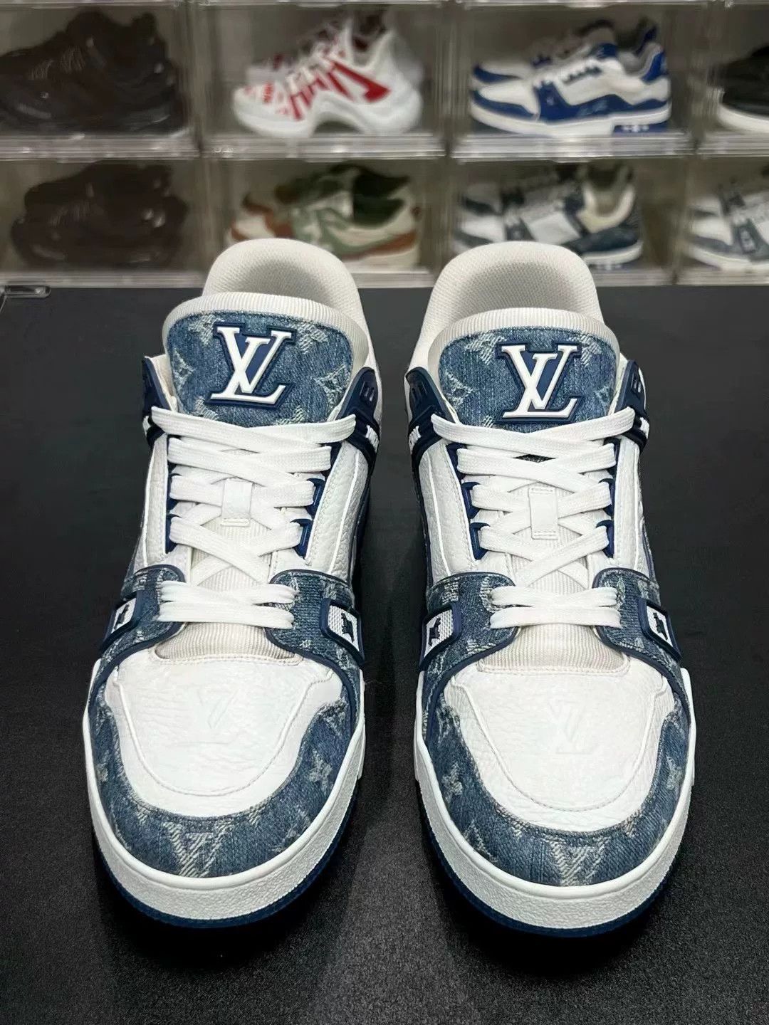 Louis Vuitton Louis Vuitton Blue Denim Designer Size US 42 / EU 58 - 2 Thumbnail