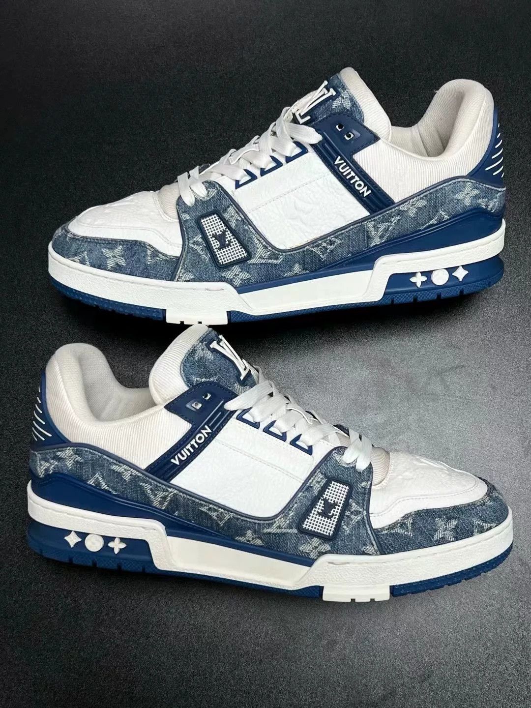 Louis Vuitton Louis Vuitton Blue Denim Designer Size US 42 / EU 58 - 5 Thumbnail