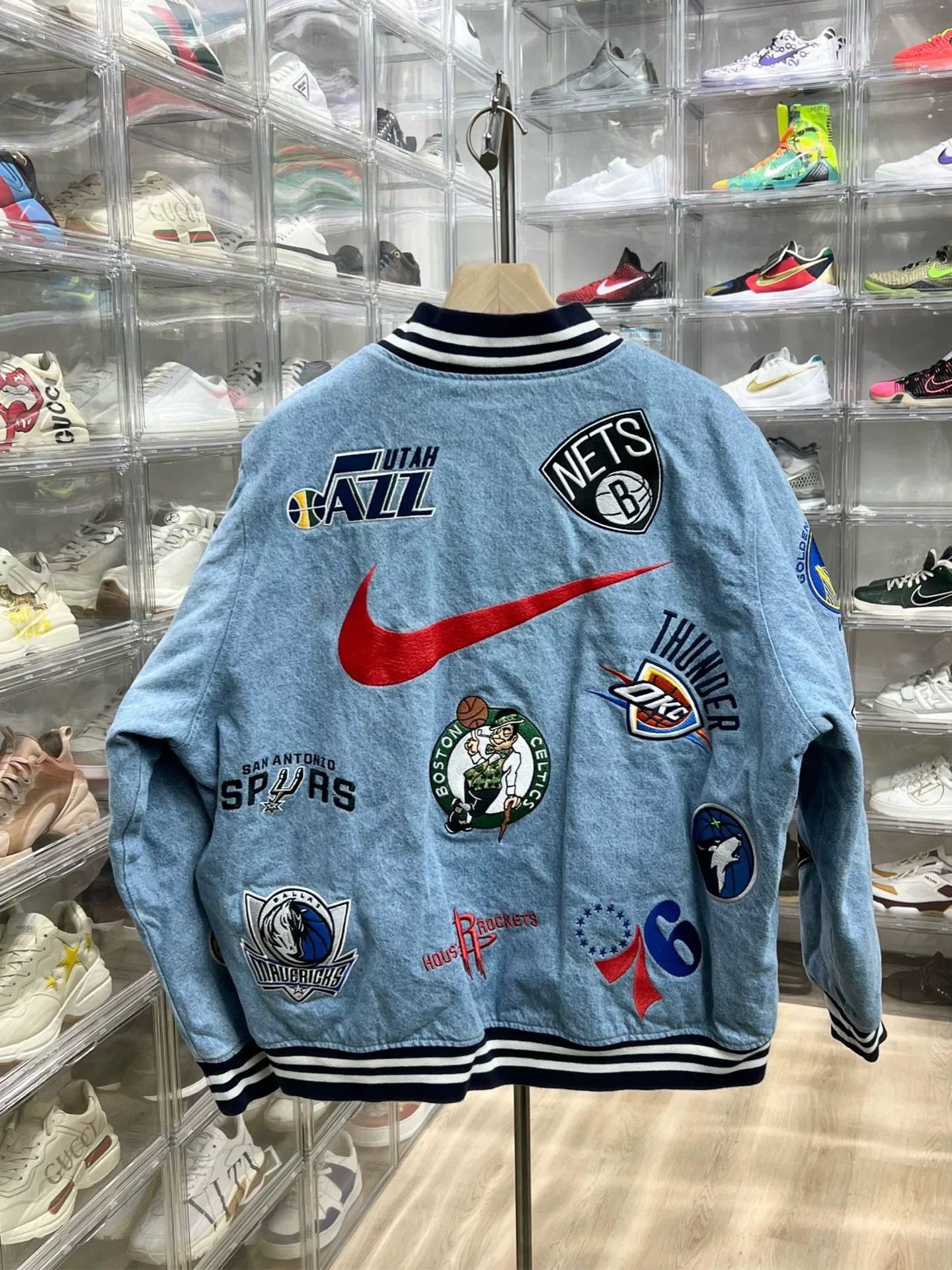 Supreme Supreme x NBA Blue Denim Designer Size US 36 / EU 52 - 5 Thumbnail