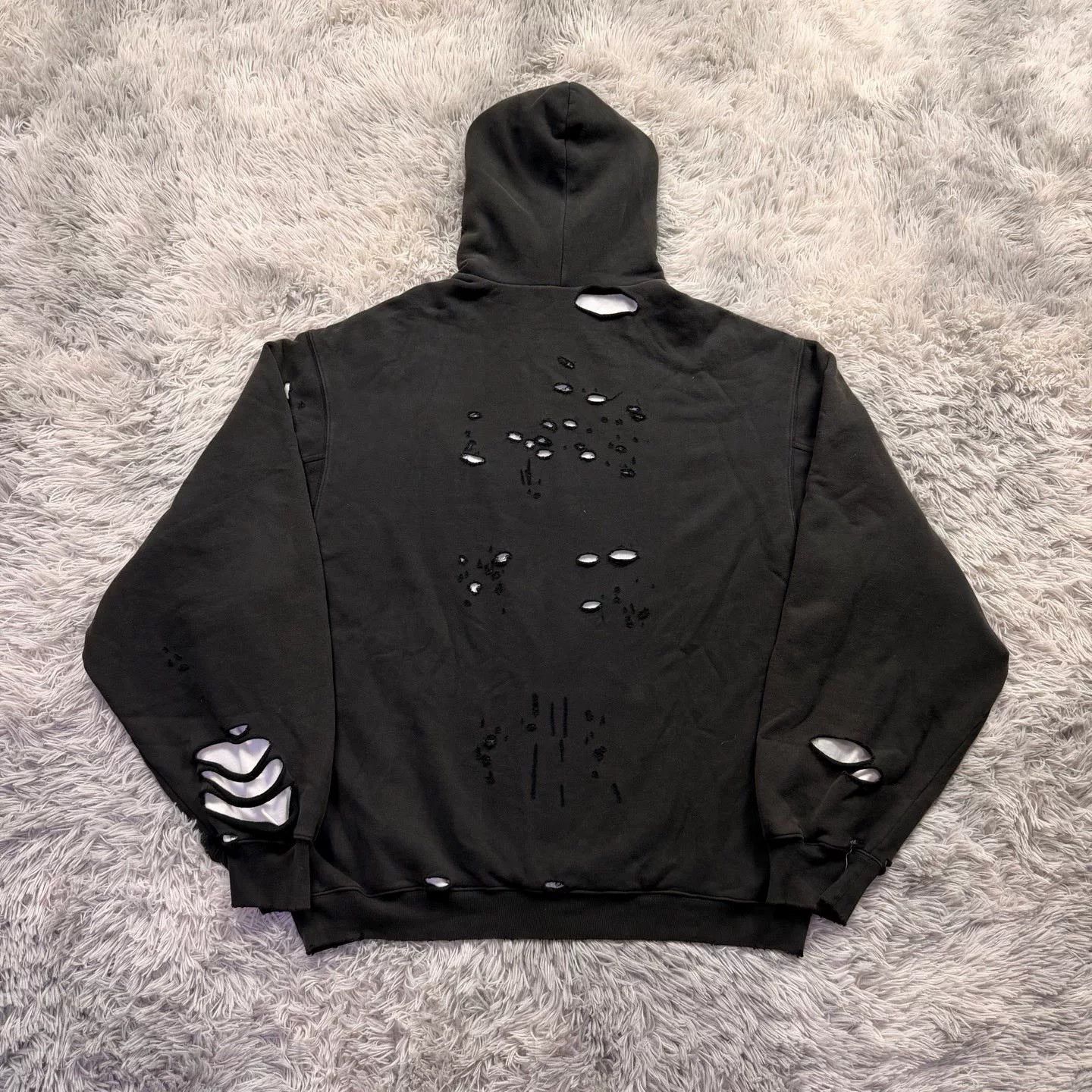 Balenciaga Balenciaga Black Sweatshirt Pullover Size US L / EU 52-54 / 3 - 2 Thumbnail