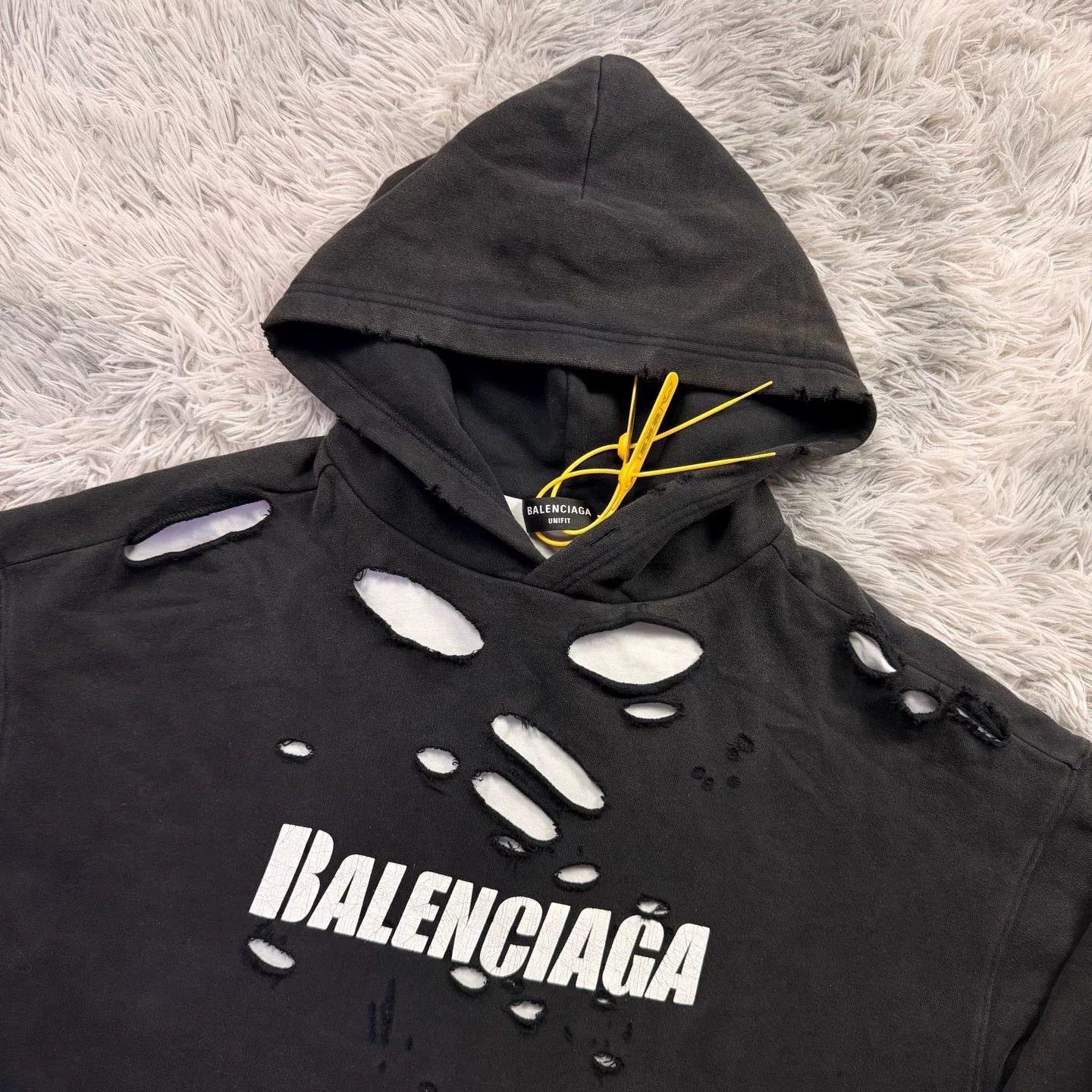 Balenciaga Balenciaga Black Sweatshirt Pullover Size US L / EU 52-54 / 3 - 4 Thumbnail
