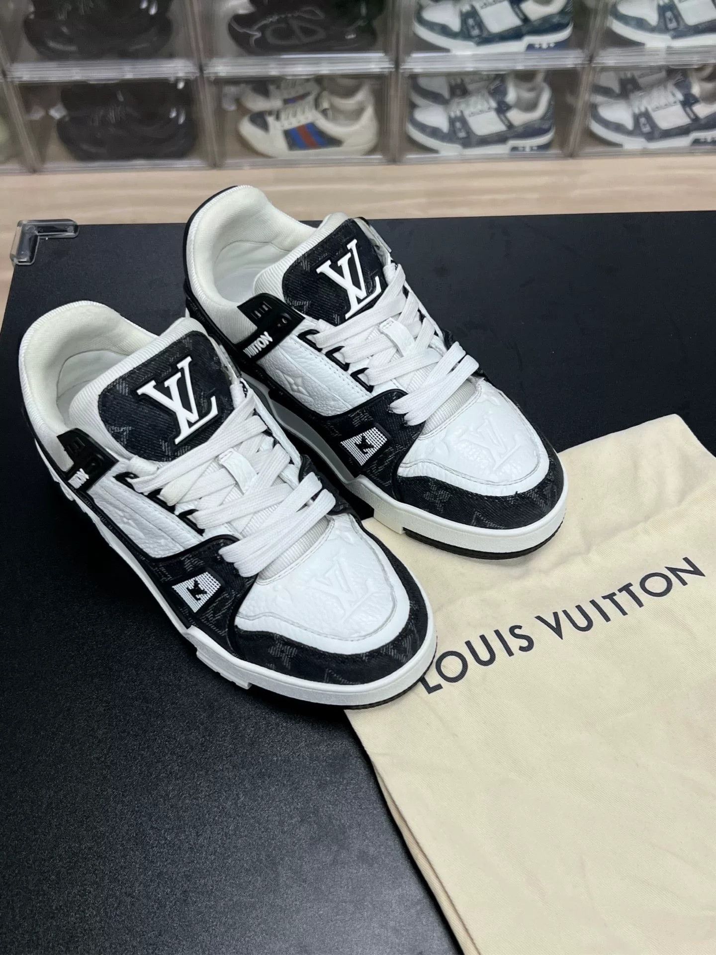 Louis Vuitton Louis Vuitton Black Denim Designer Size US 36 / EU 52 - 9 Thumbnail