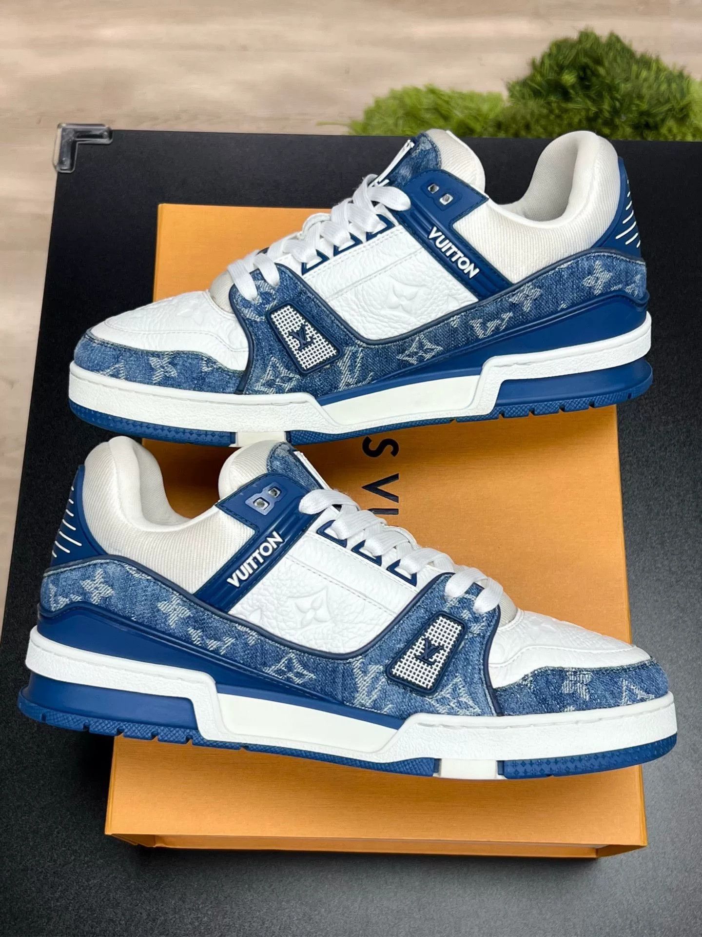 Louis Vuitton Louis Vuitton Blue Denim Designer Size US 42 / EU 58 - 6 Thumbnail